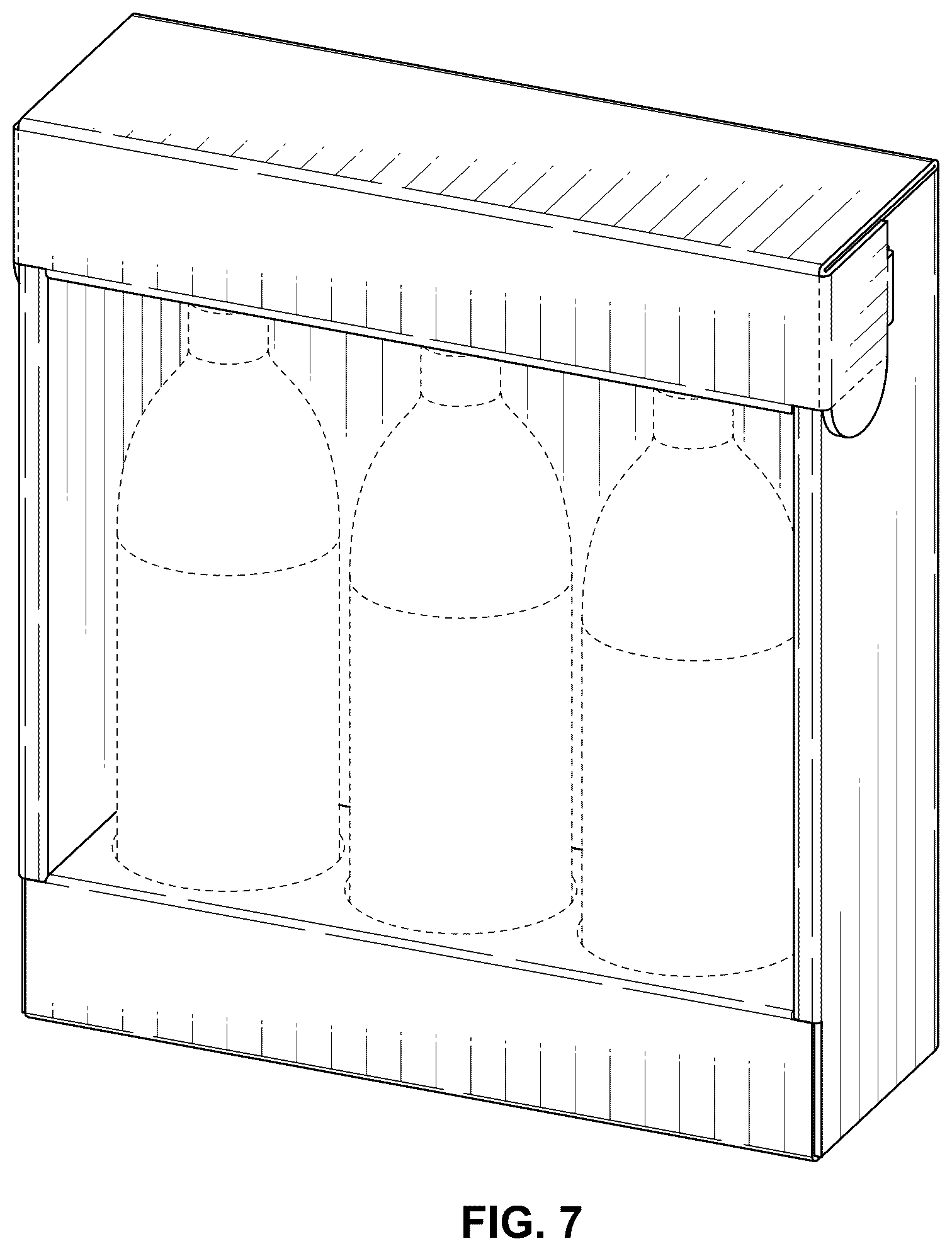 Patent USD1075517 Figure 5 – Bottle case