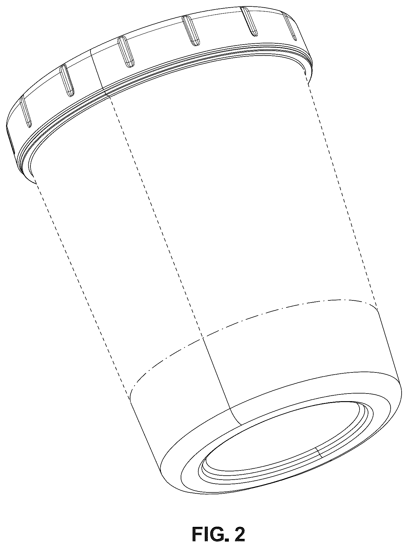 Patent USD1075519 Figure 2 – Combined jar and lid