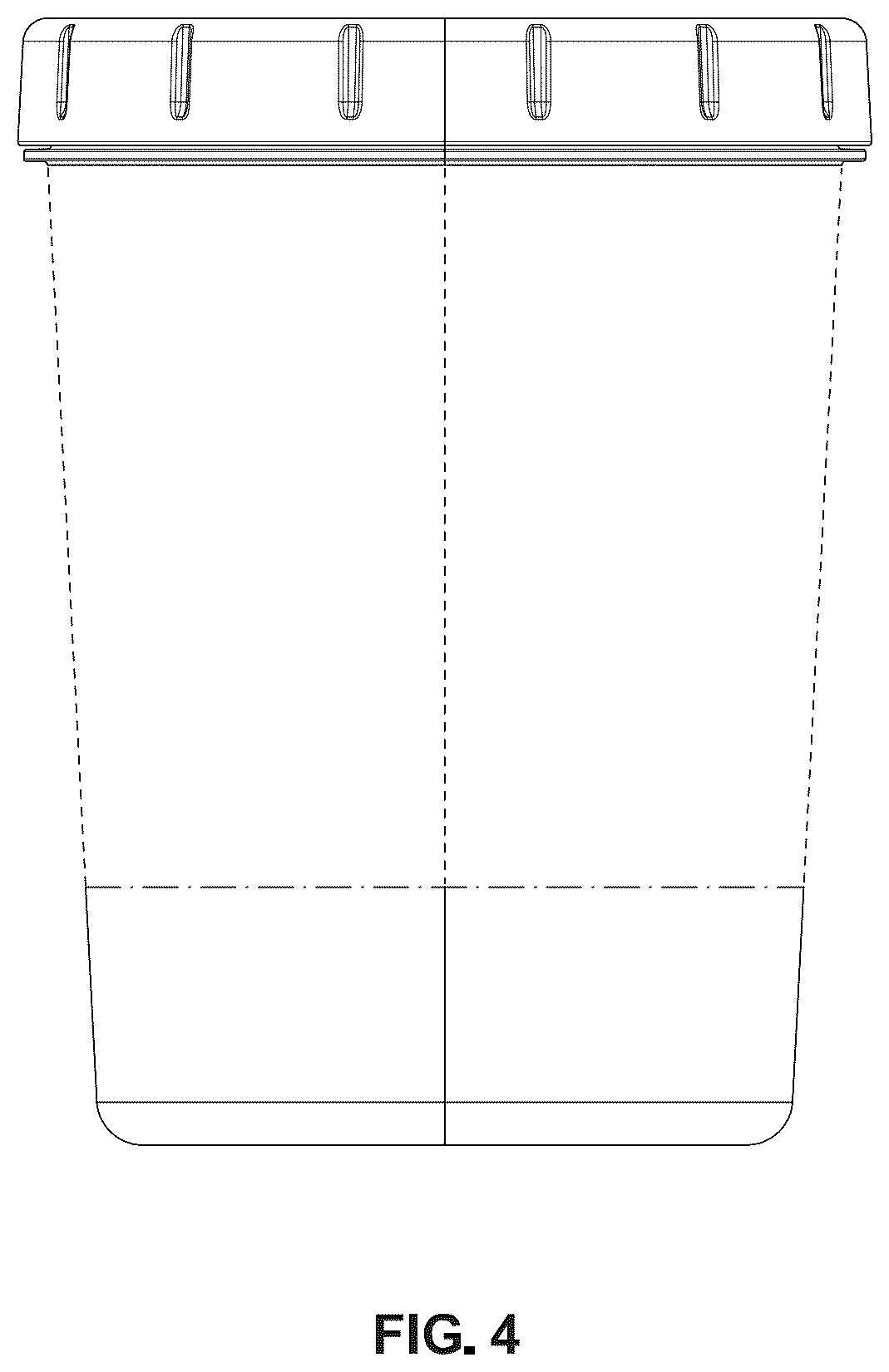 Patent USD1075519 Figure 4 – Combined jar and lid