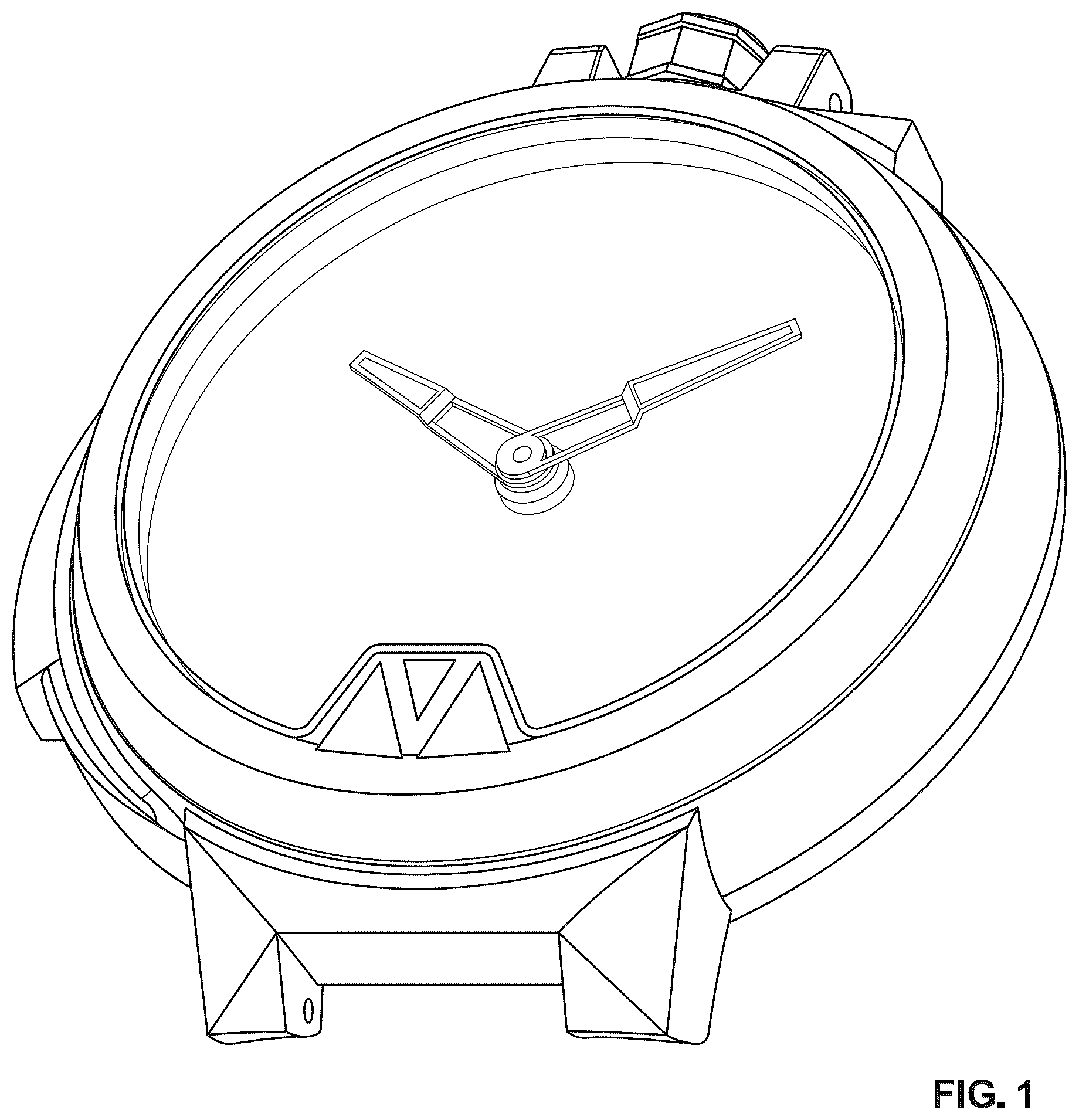 Patent USD1075520 Figure 1 – Watch