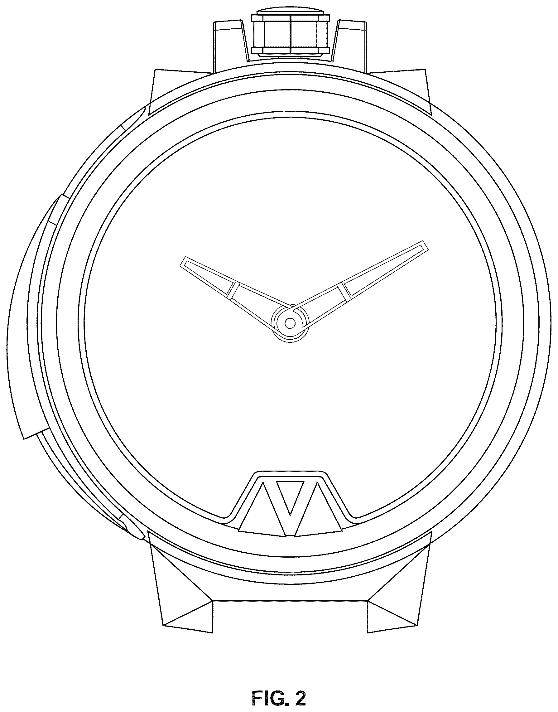 Patent USD1075520 Figure 2 – Watch