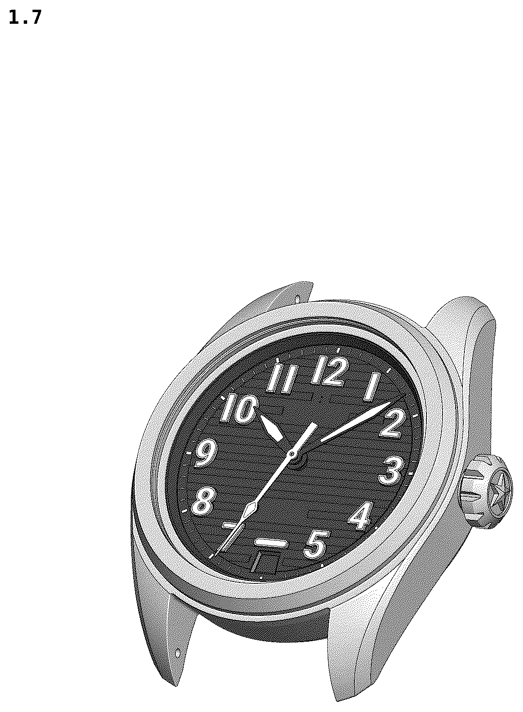 Patent USD1075523 Figure 7 – Watch