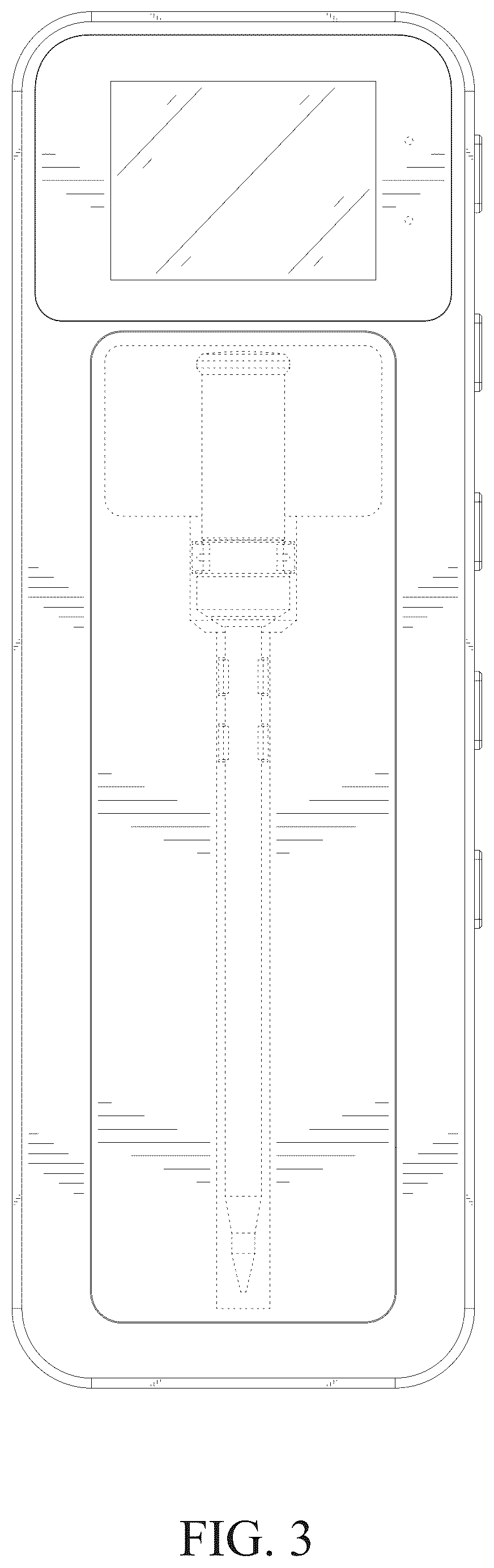 Patent USD1075528 Figure 3 – Barbecue thermometer