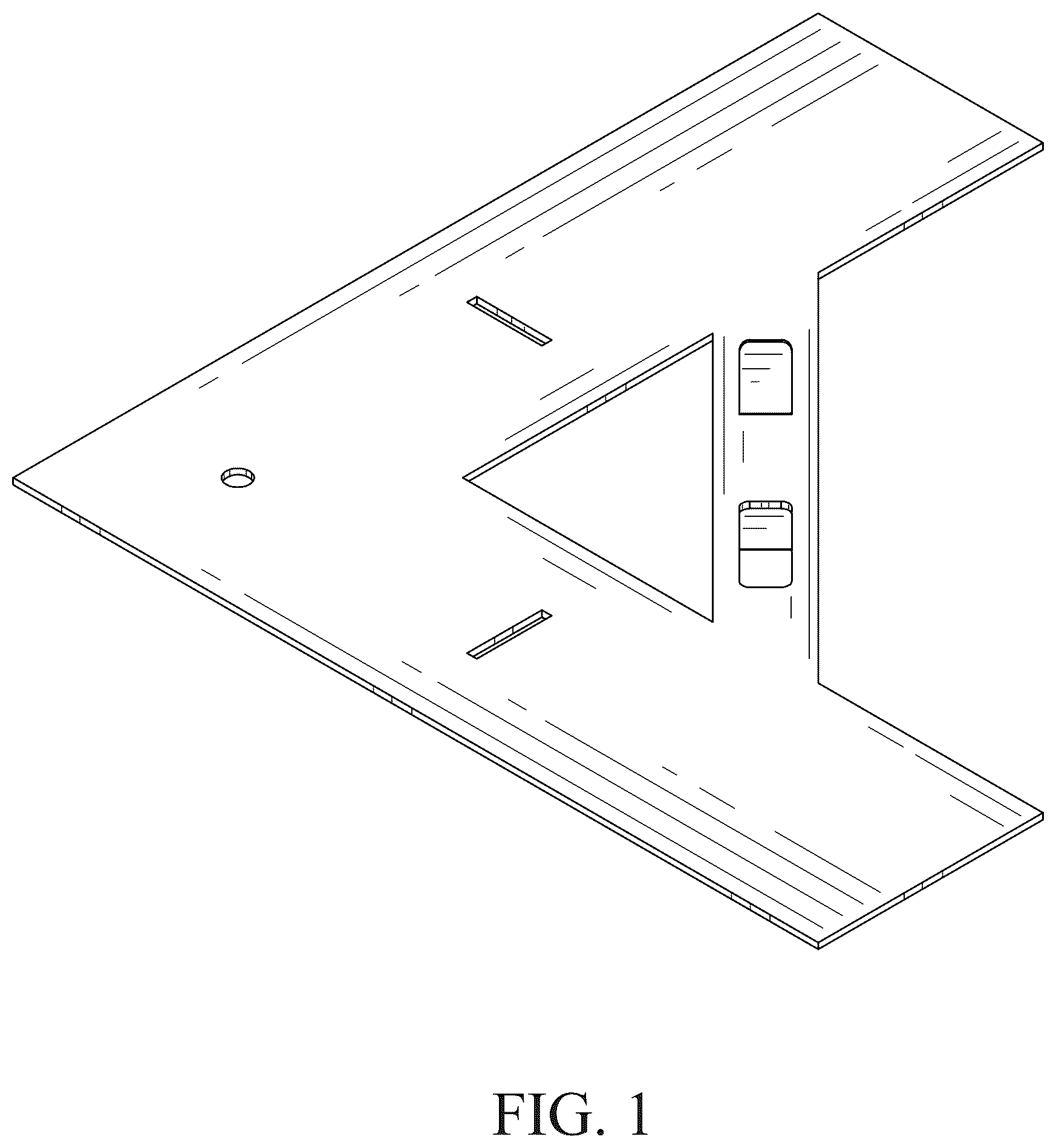 Patent USD1075531 Figure 1 – Concrete cutter's marking tool