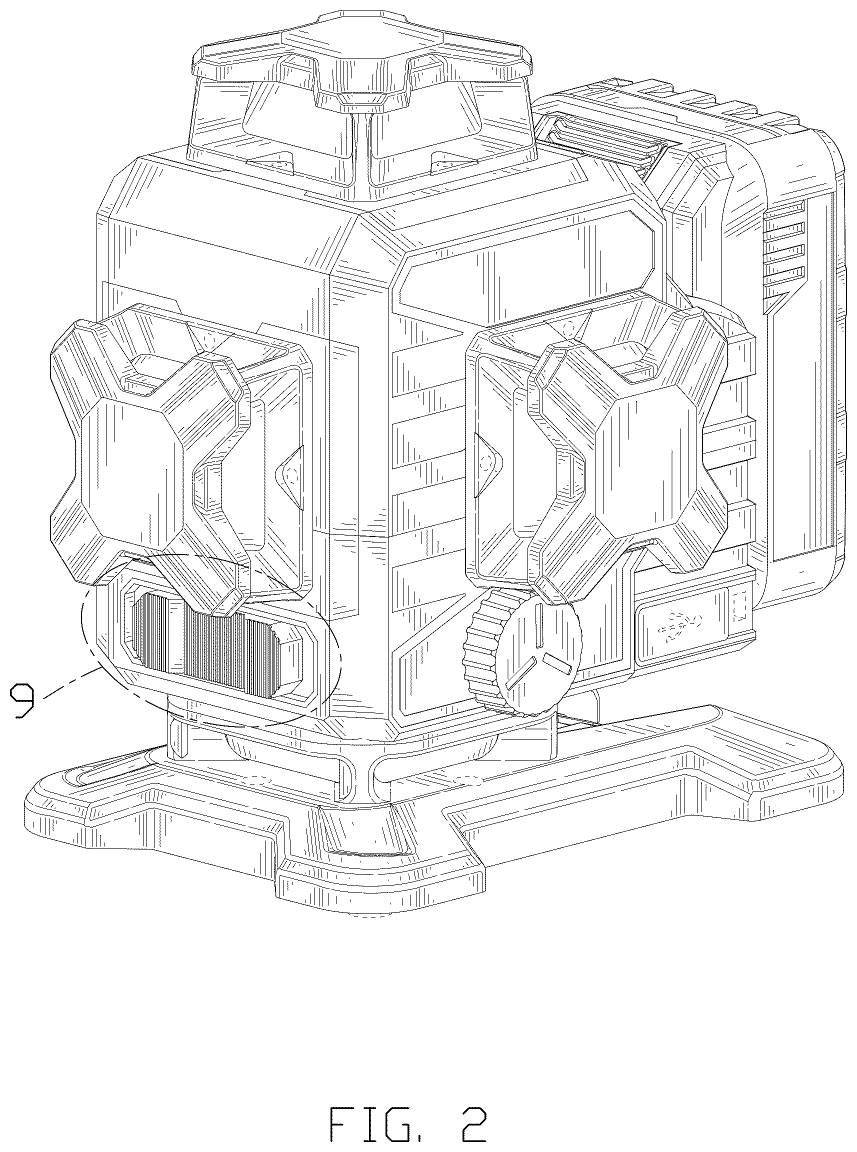 Patent USD1075532 Figure 2 – Laser level