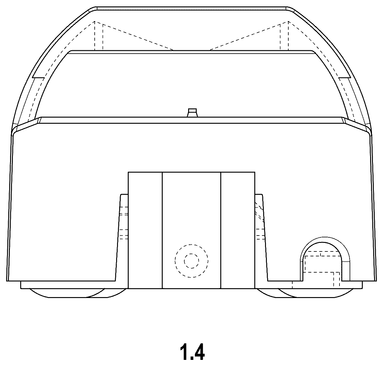 Patent USD1075538 Figure 4 – Combined movement and presence sensor