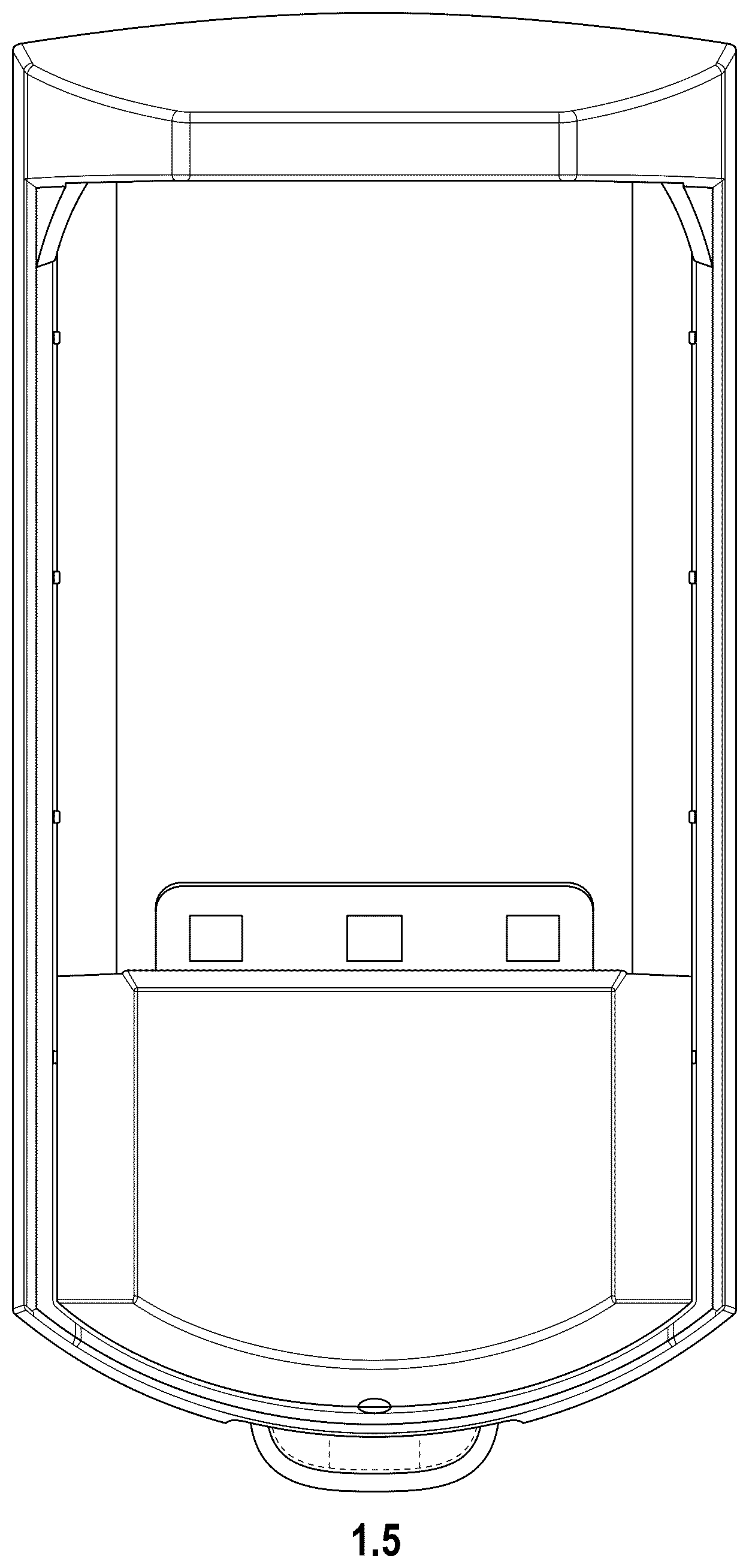 Patent USD1075538 Figure 5 – Combined movement and presence sensor