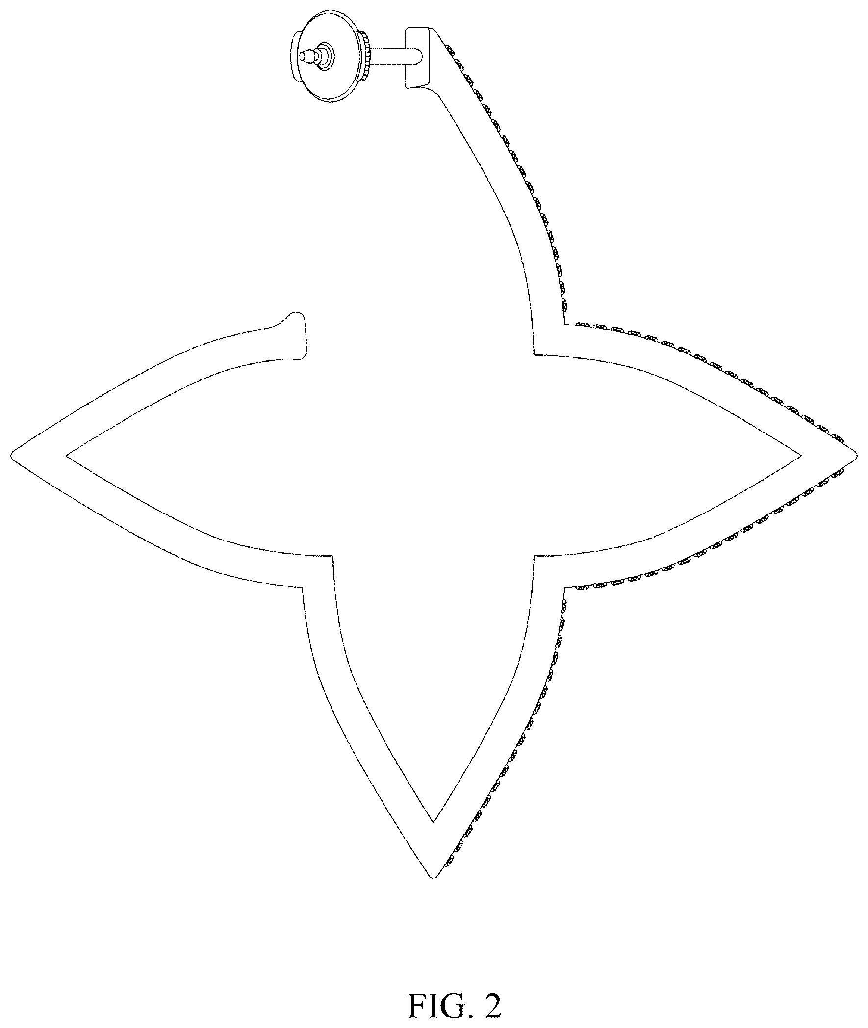 Patent USD1075551 Figure 2 – Jewelry item