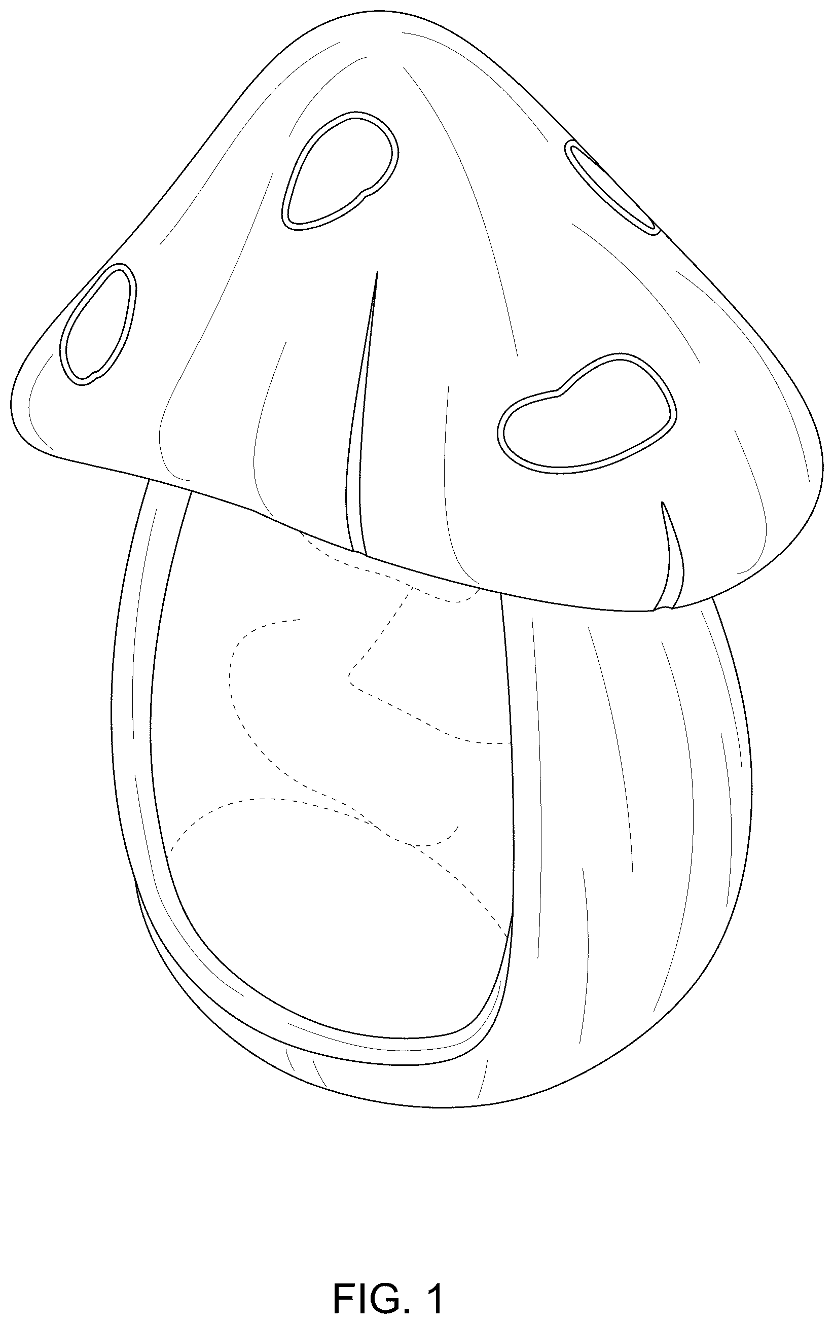 Patent USD1075556 Figure 1 – Mushroom incense holder