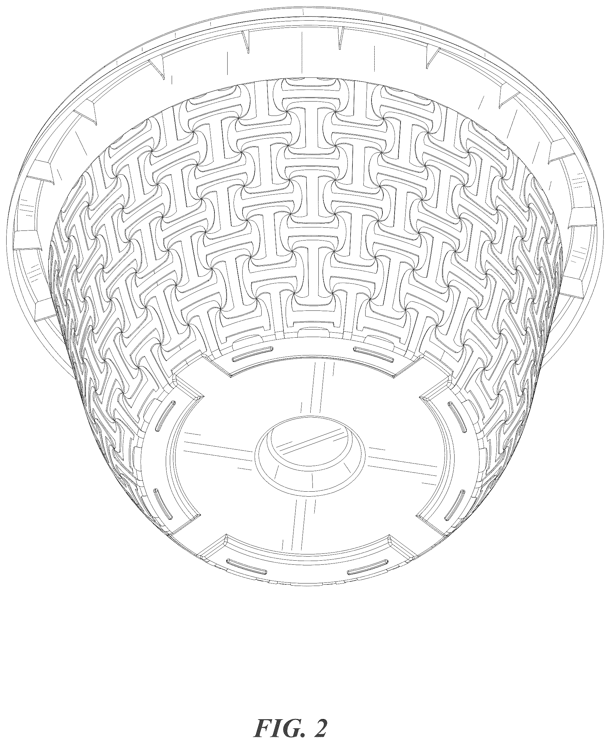 Patent USD1075557 Figure 2 – Flower pot