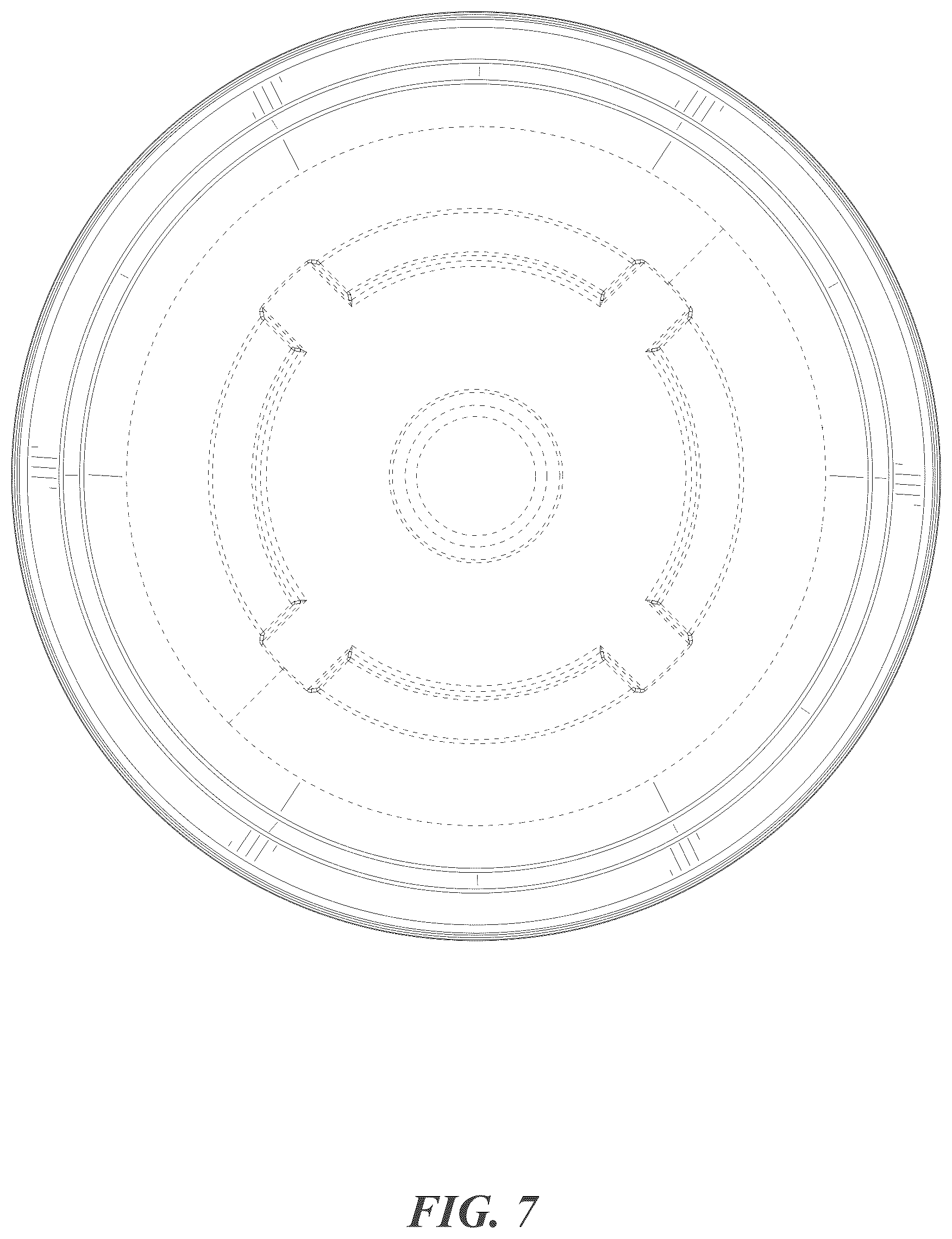 Patent USD1075557 Figure 7 – Flower pot