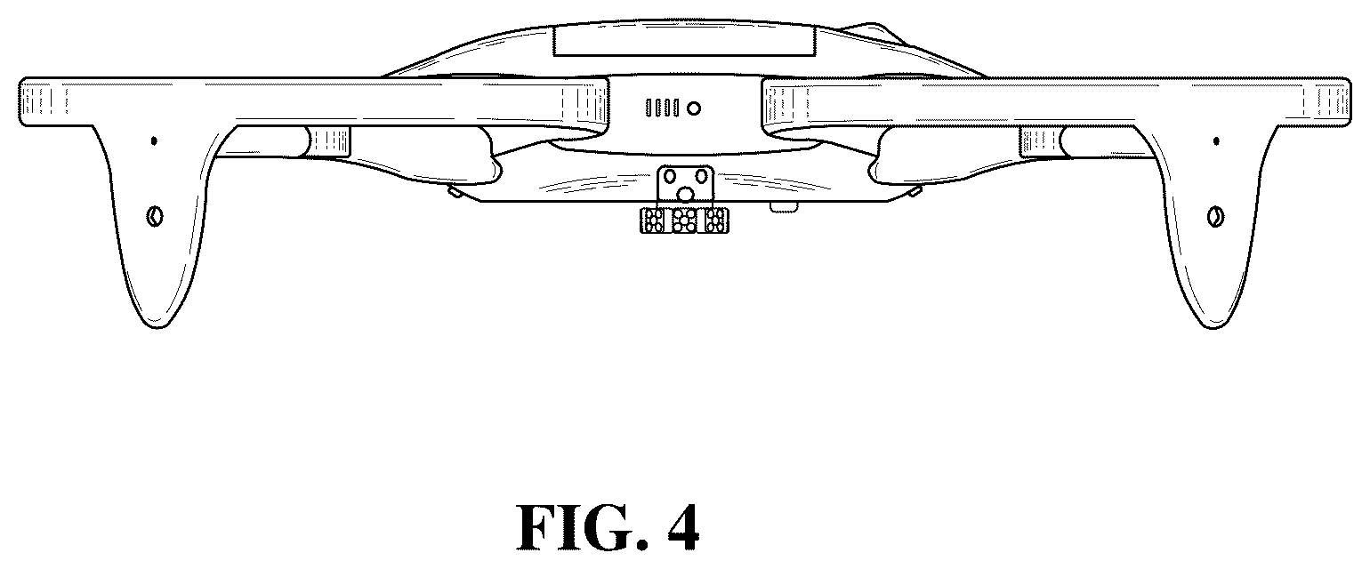 Patent USD1075564 Figure 4 – Delivery drone with compartment and lid