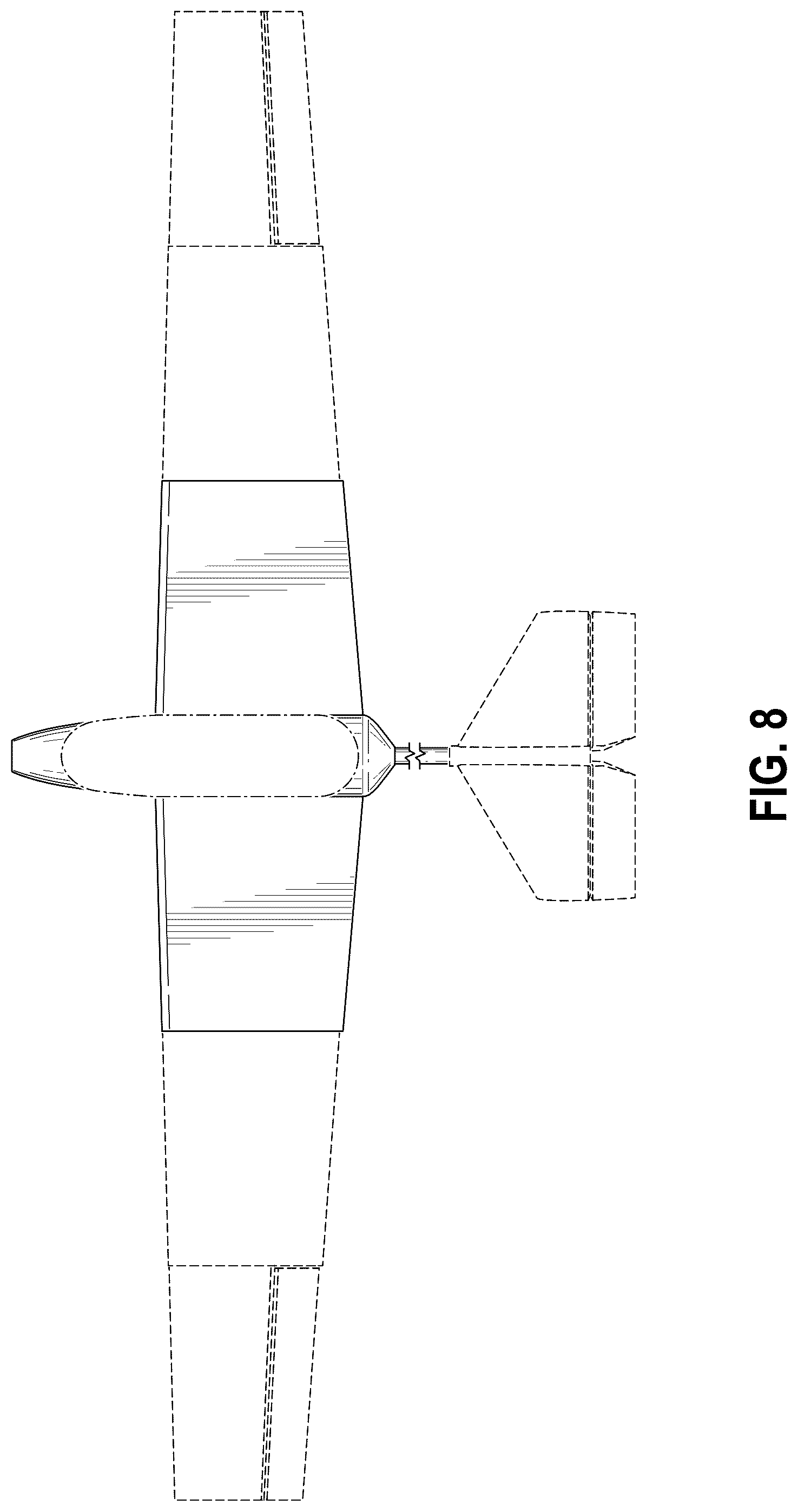 Patent USD1075566 Figure 6 – Expandable wing aircraft