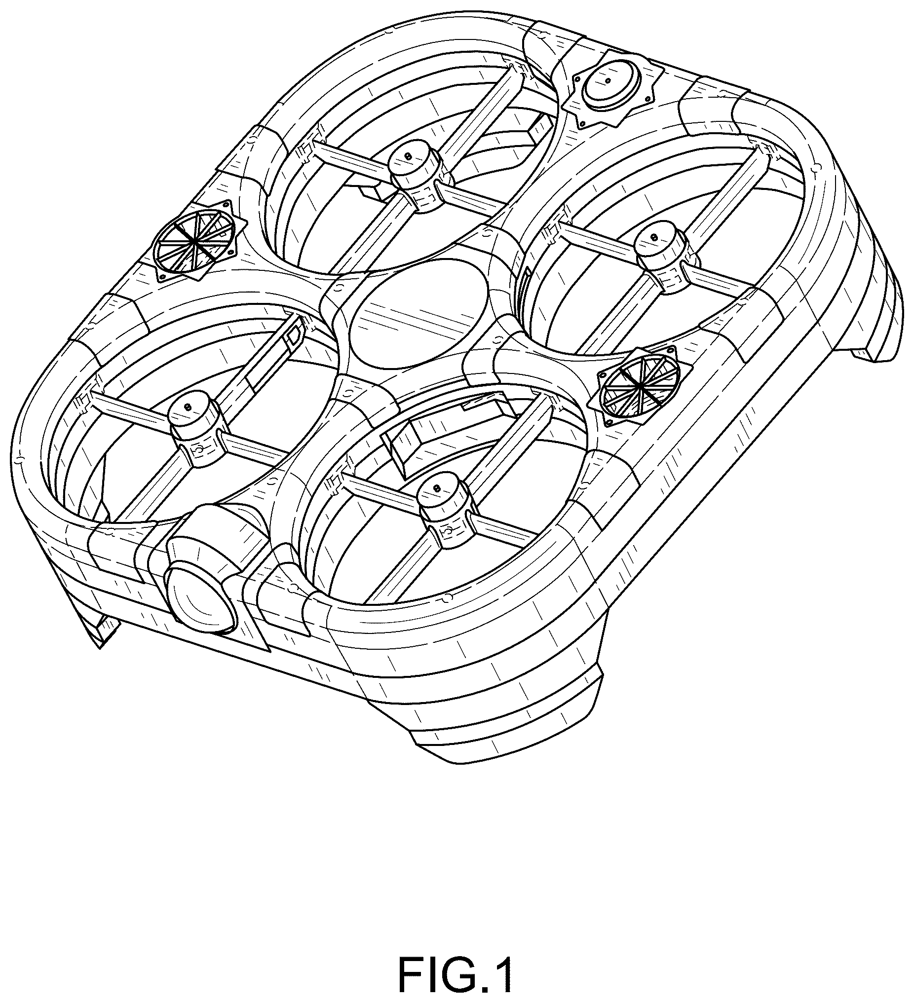 Patent USD1075567 Figure 1 – Unmanned aerial vehicle