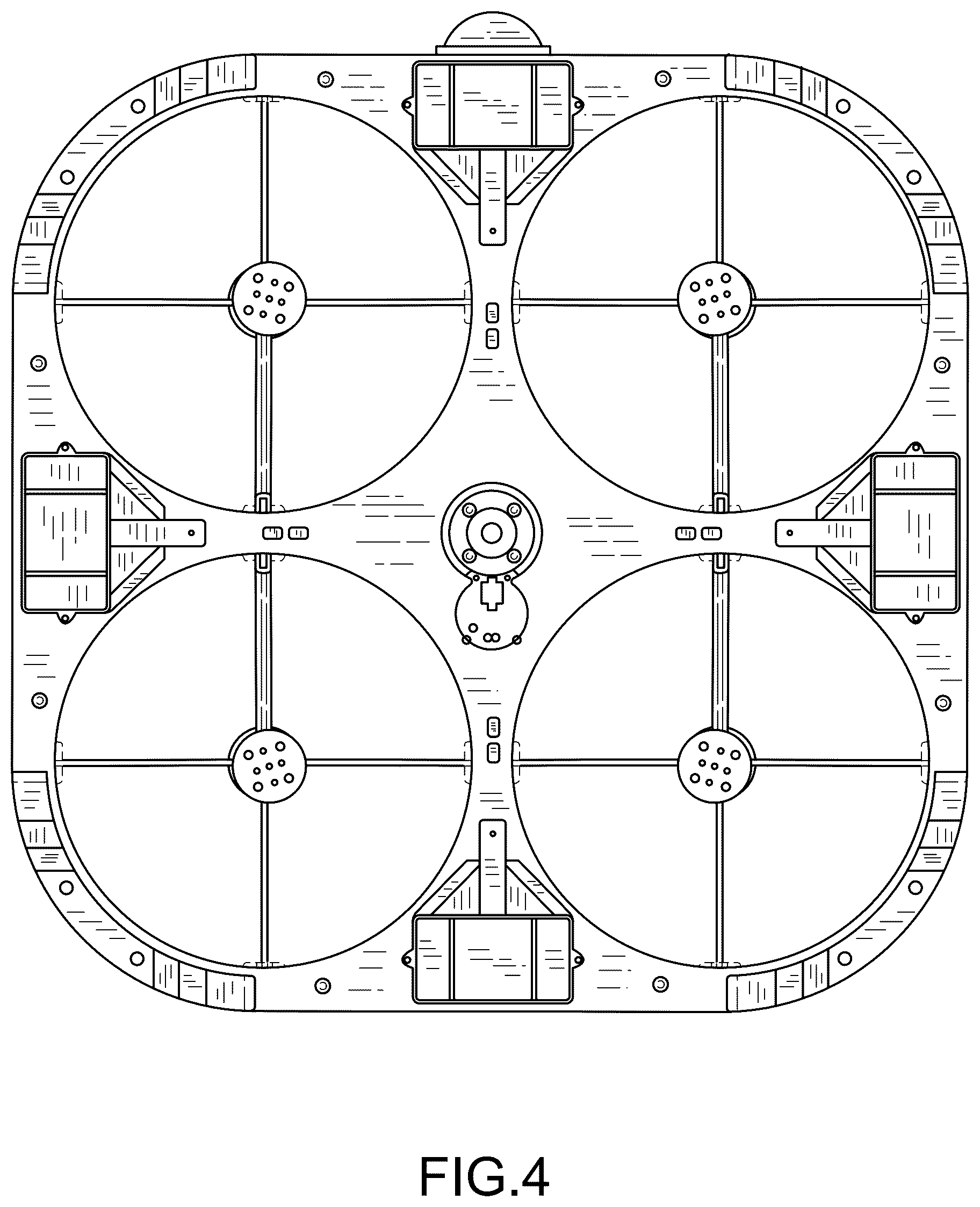 Patent USD1075567 Figure 4 – Unmanned aerial vehicle