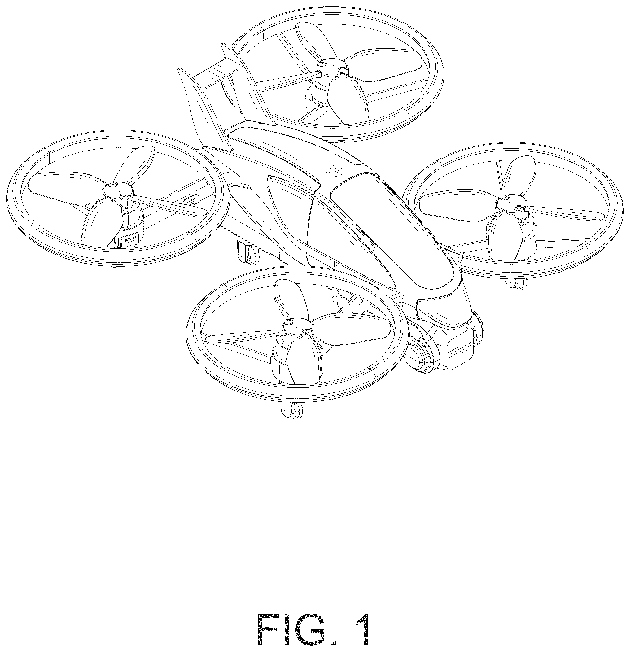 Patent USD1075568 Figure 1 – Drone