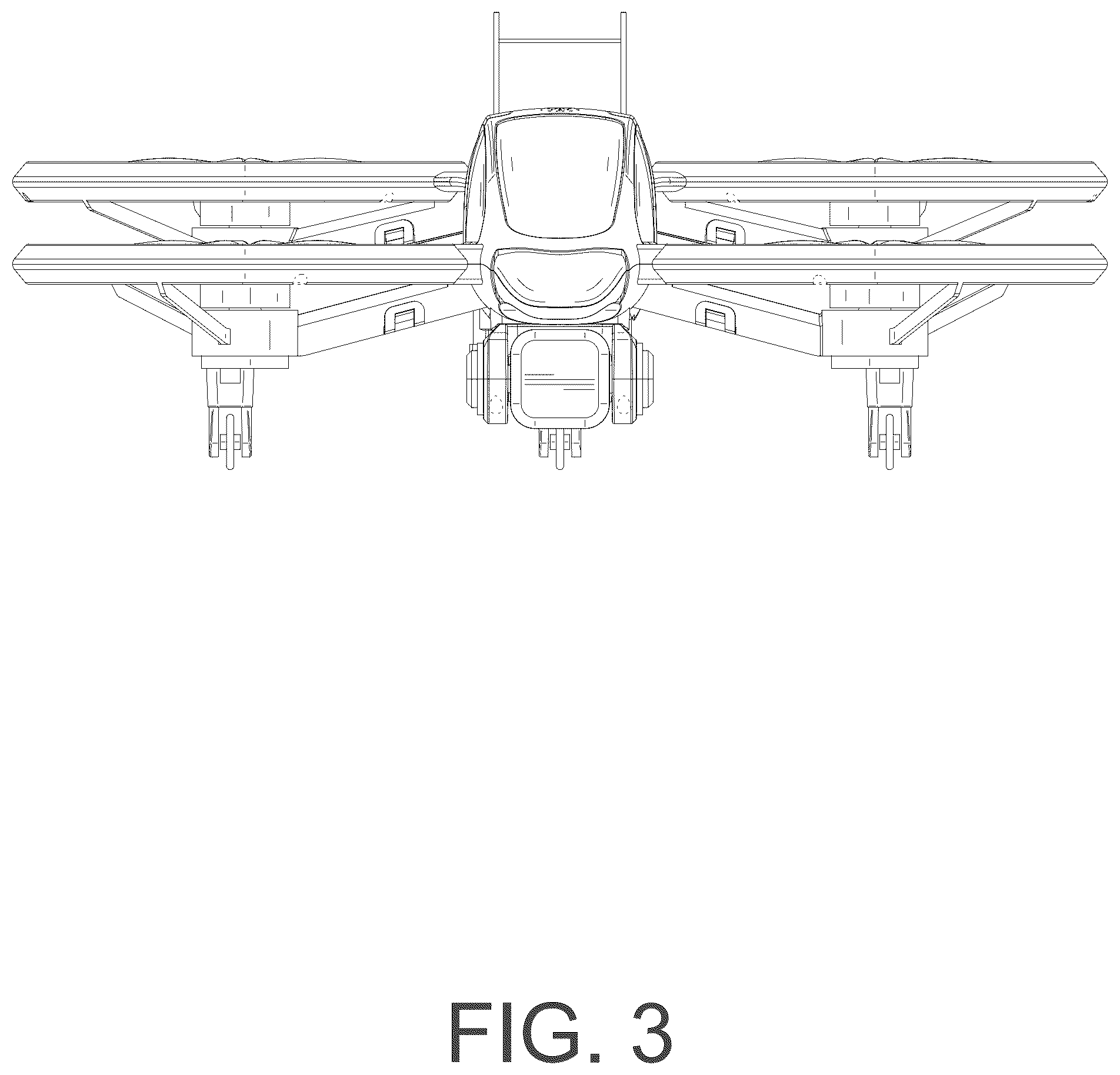 Patent USD1075568 Figure 3 – Drone