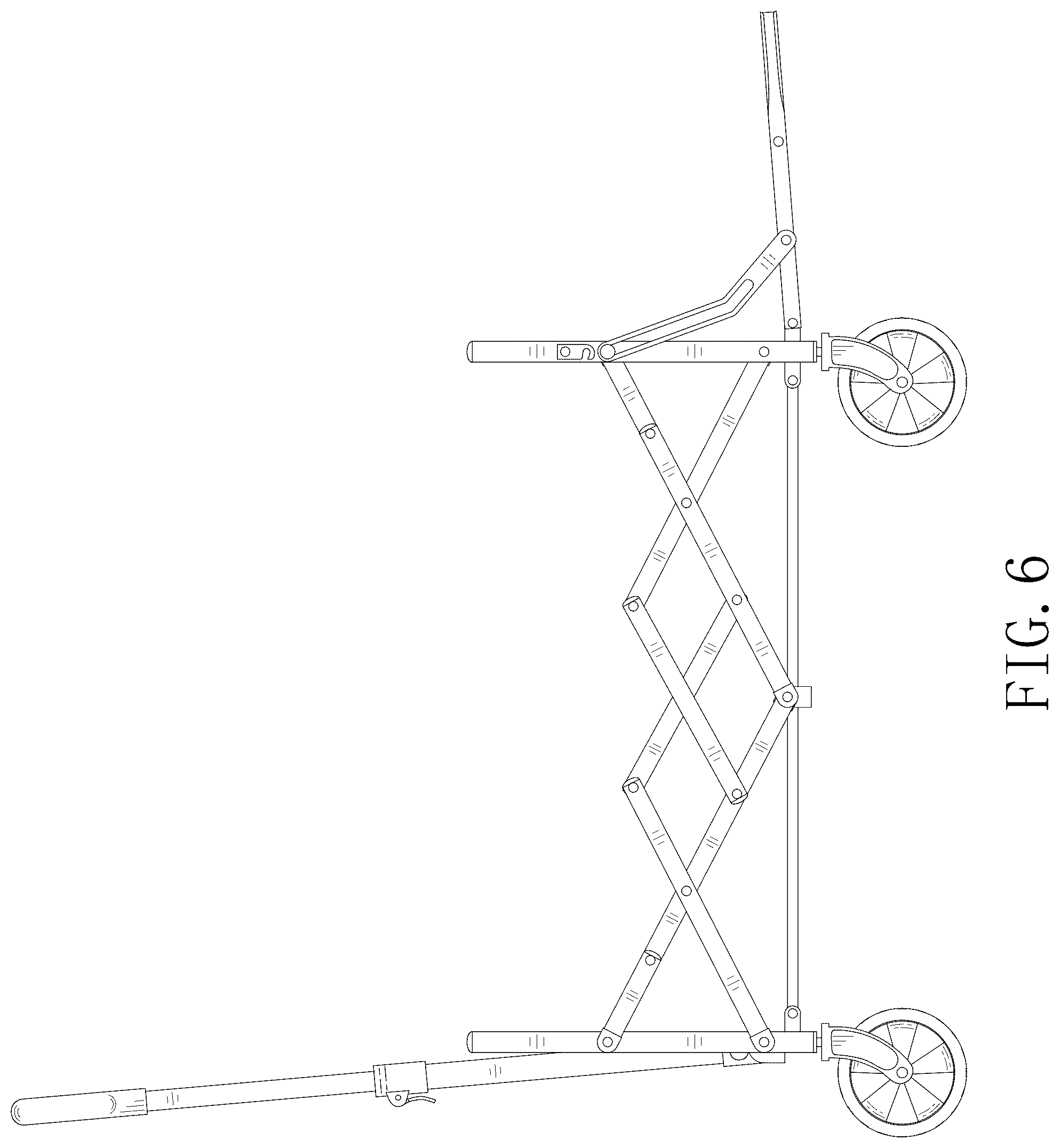 Patent USD1075569 Figure 6 – Folding wagon