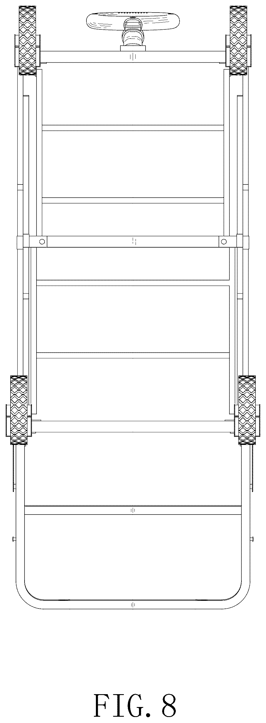 Patent USD1075569 Figure 8 – Folding wagon