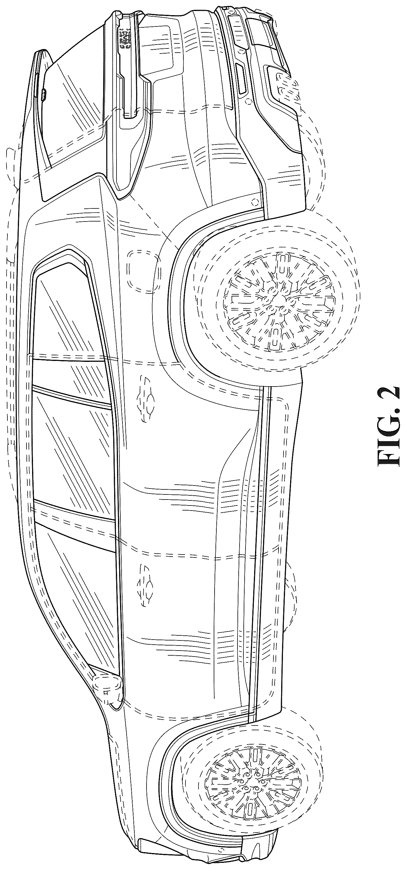 Patent USD1075575 Figure 2 – Vehicle, toy replica, and/or other replica