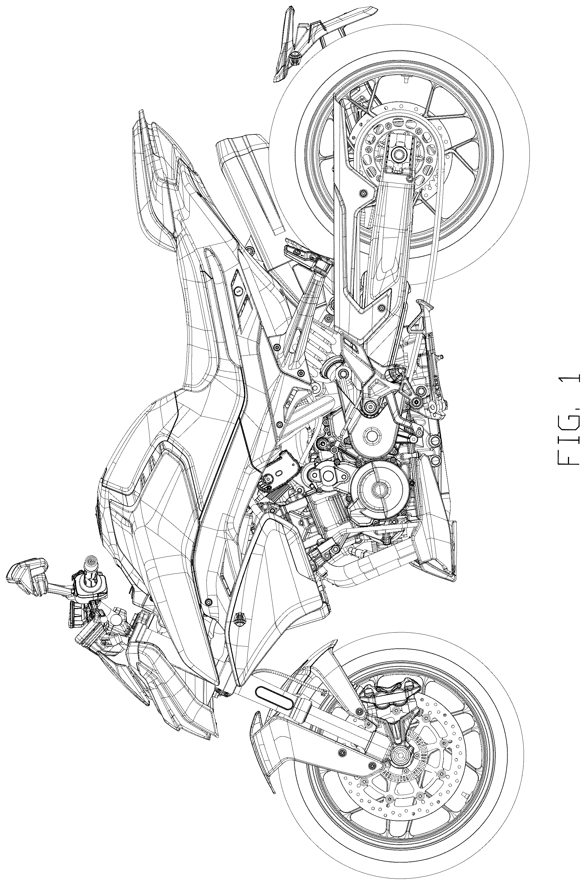 Patent USD1075578 Figure 1 – Motorcycle