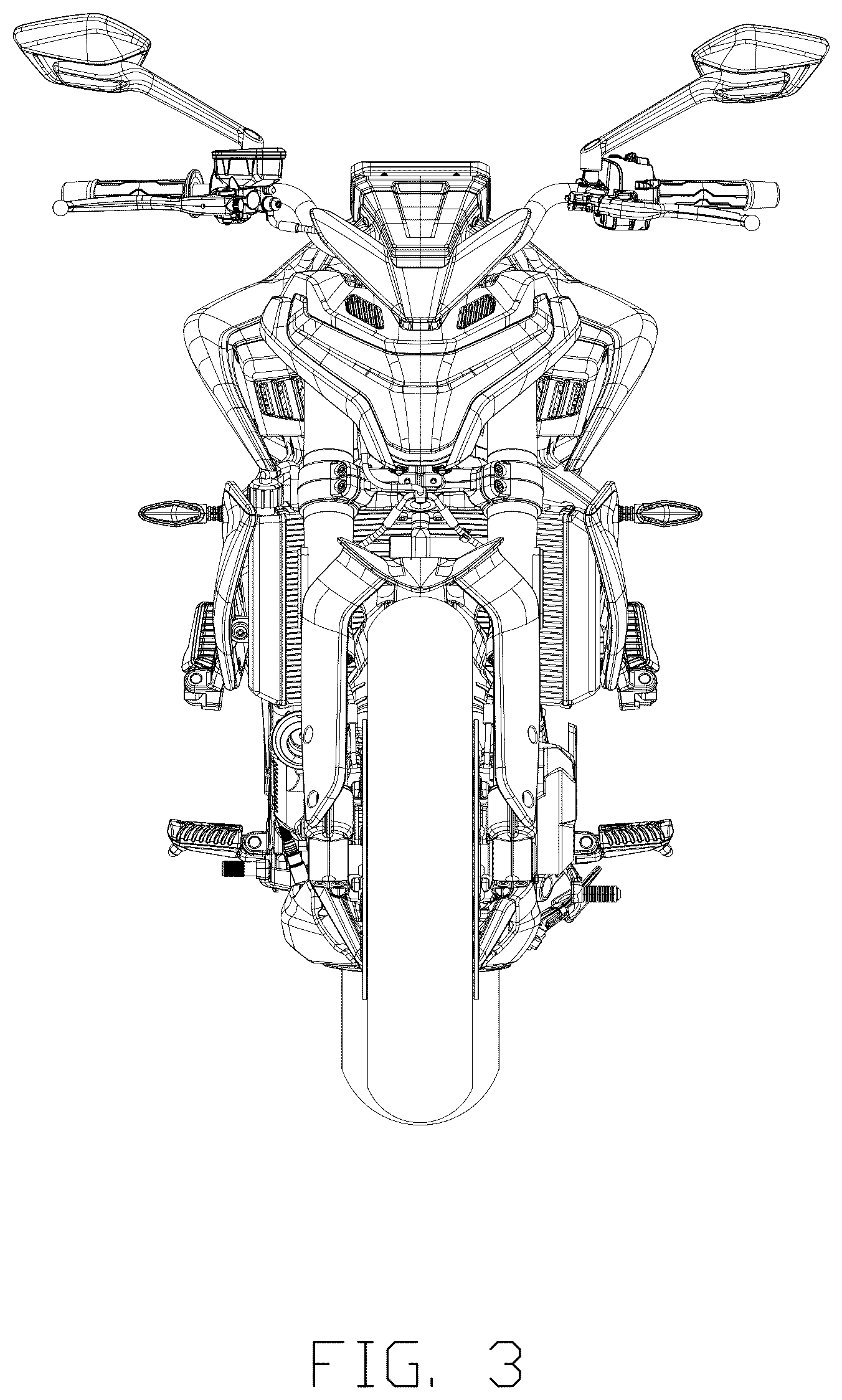 Patent USD1075578 Figure 3 – Motorcycle