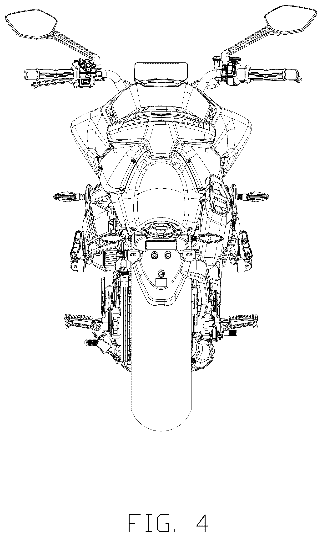 Patent USD1075578 Figure 4 – Motorcycle