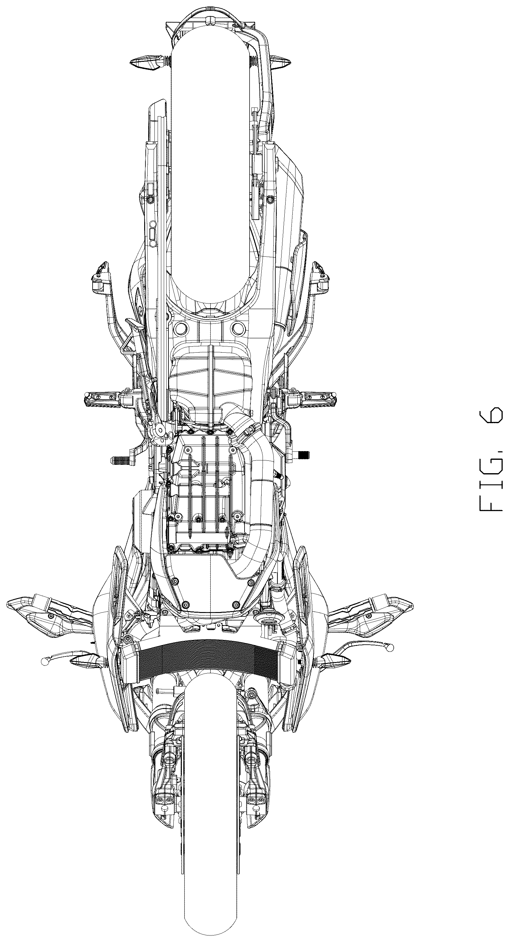 Patent USD1075578 Figure 6 – Motorcycle