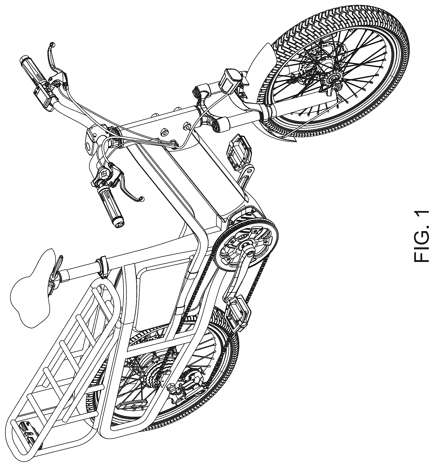 Patent USD1075579 Figure 1 – Electric bicycle