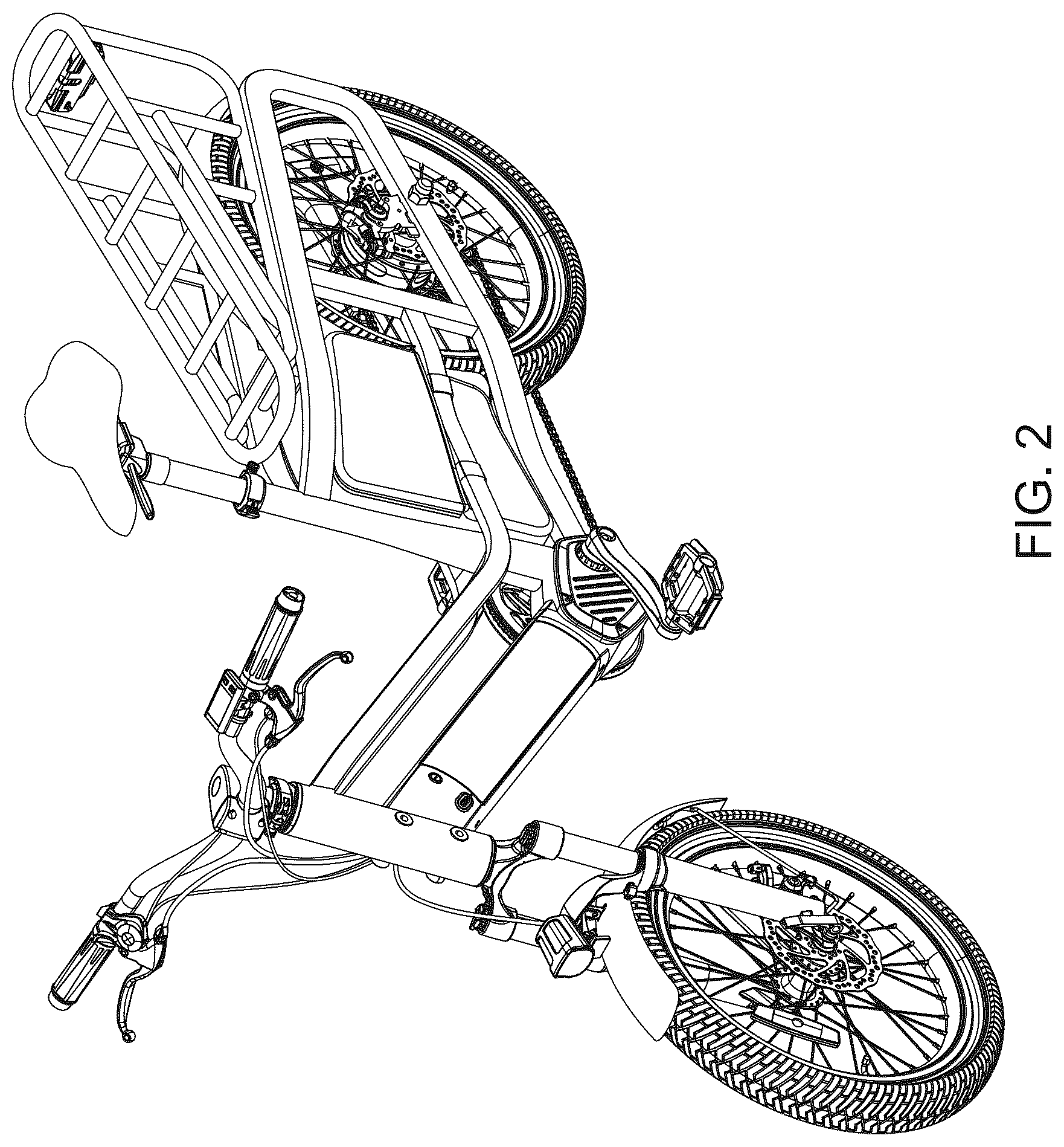 Patent USD1075579 Figure 2 – Electric bicycle