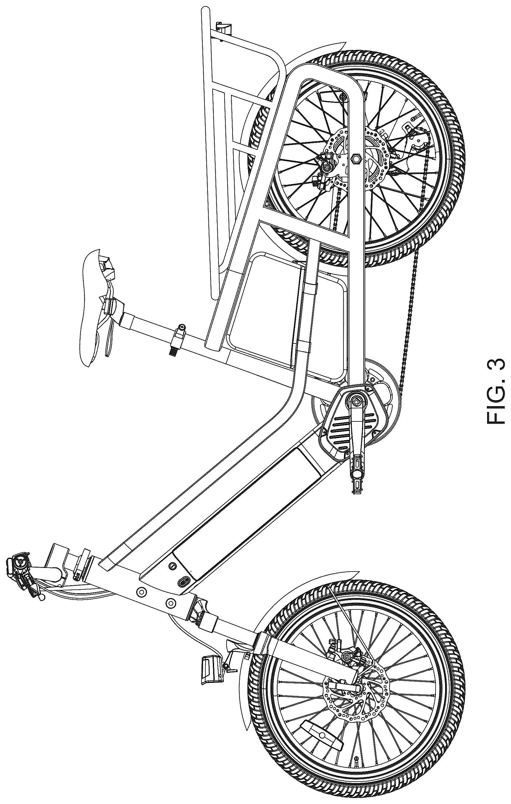 Patent USD1075579 Figure 3 – Electric bicycle