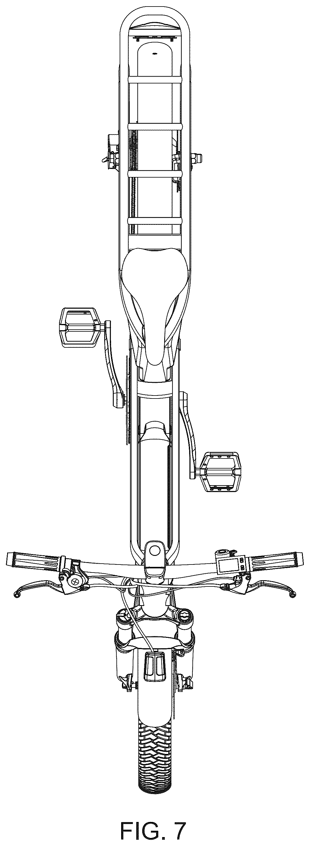Patent USD1075579 Figure 7 – Electric bicycle