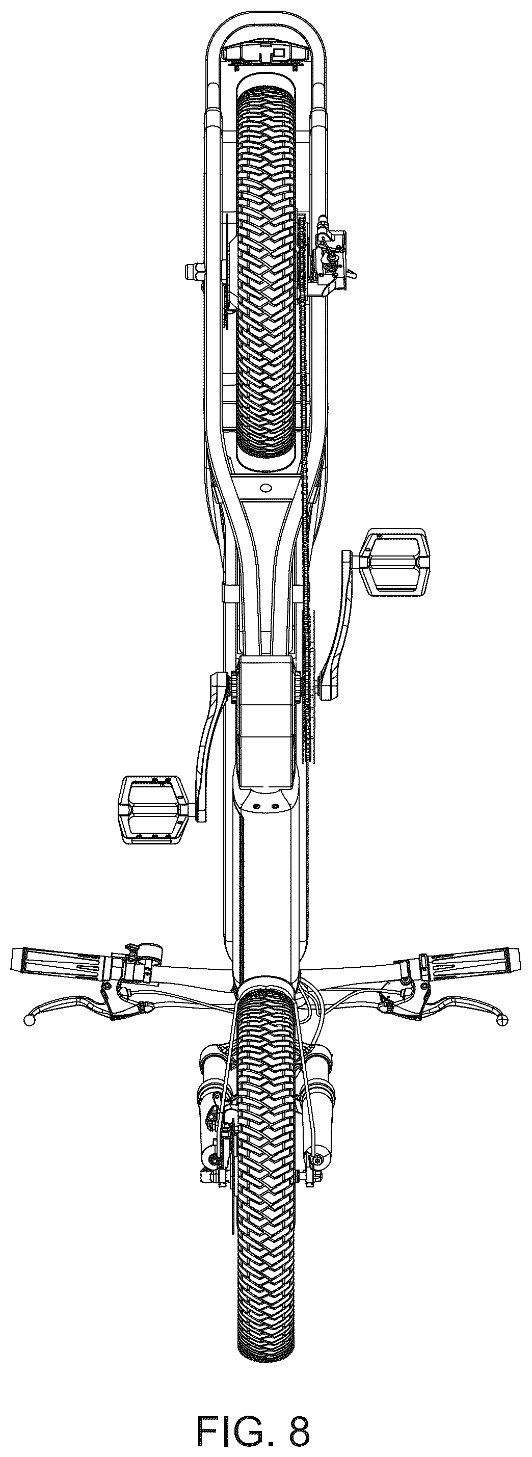 Patent USD1075579 Figure 8 – Electric bicycle