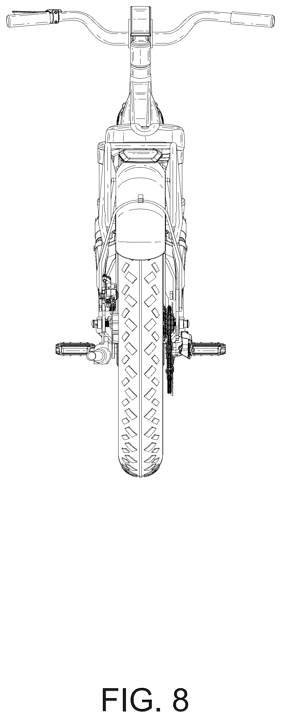 Patent USD1075580 Figure 8 – Electric bicycle