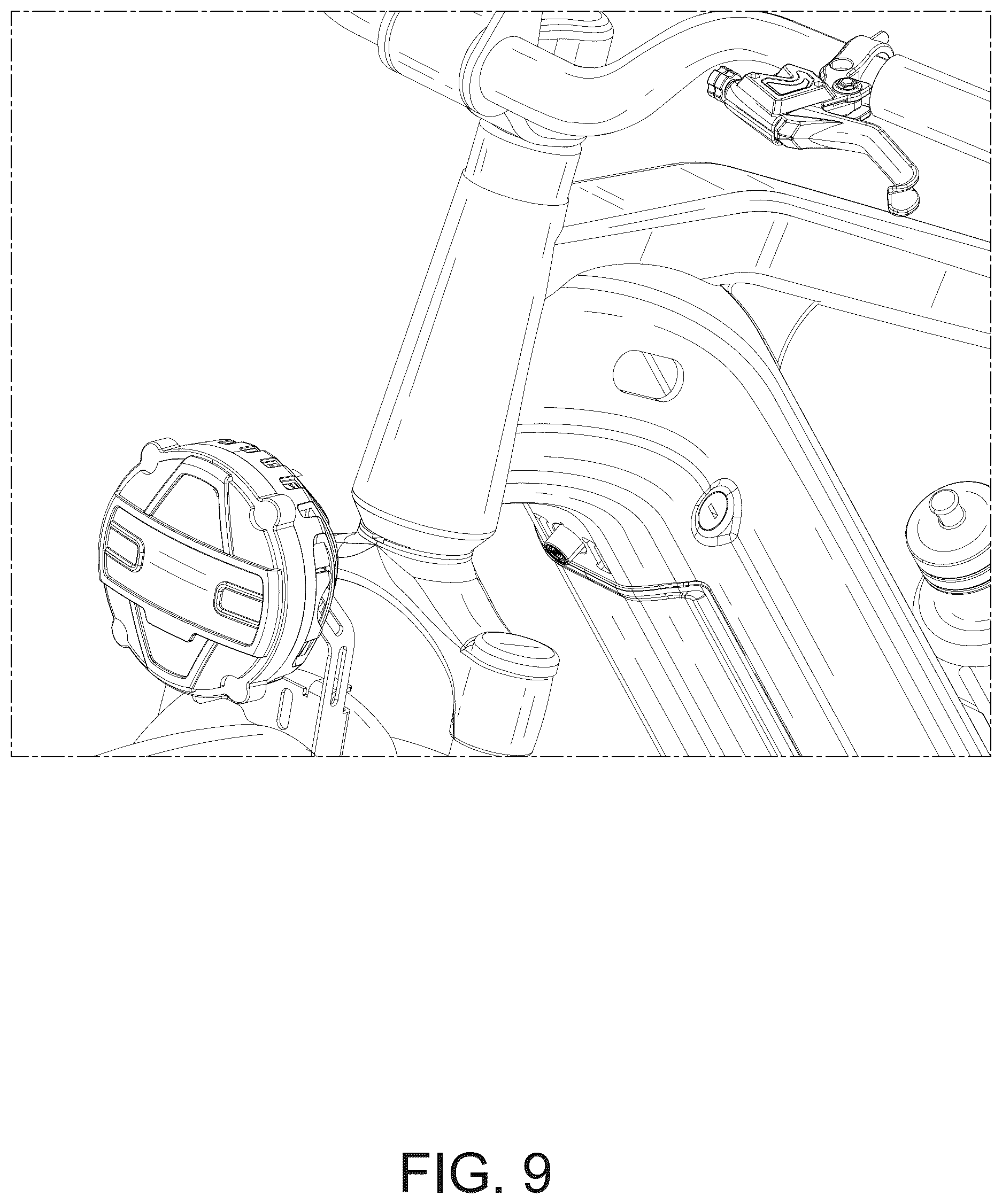 Patent USD1075580 Figure 9 – Electric bicycle