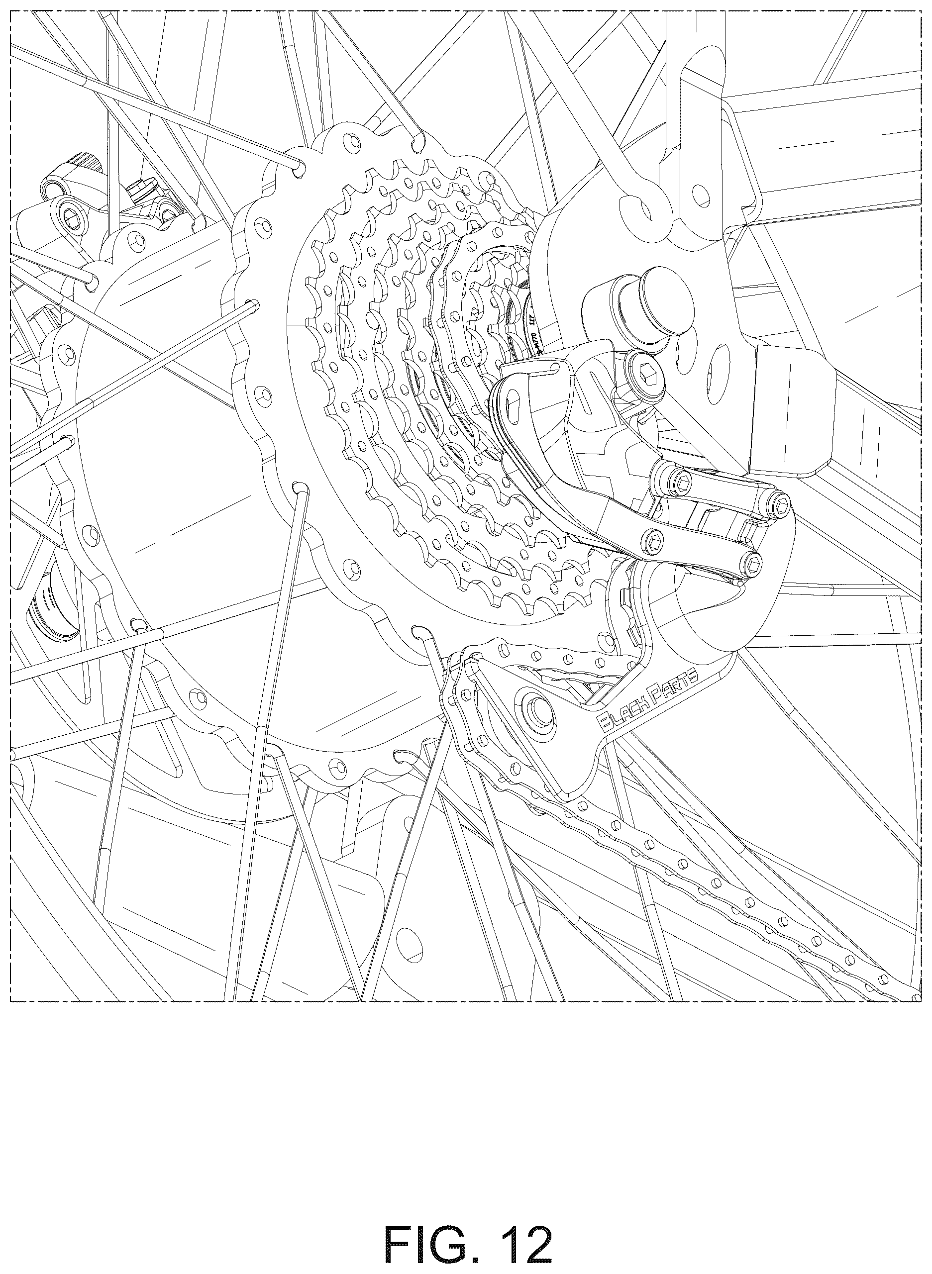 Patent USD1075580 Figure 12 – Electric bicycle