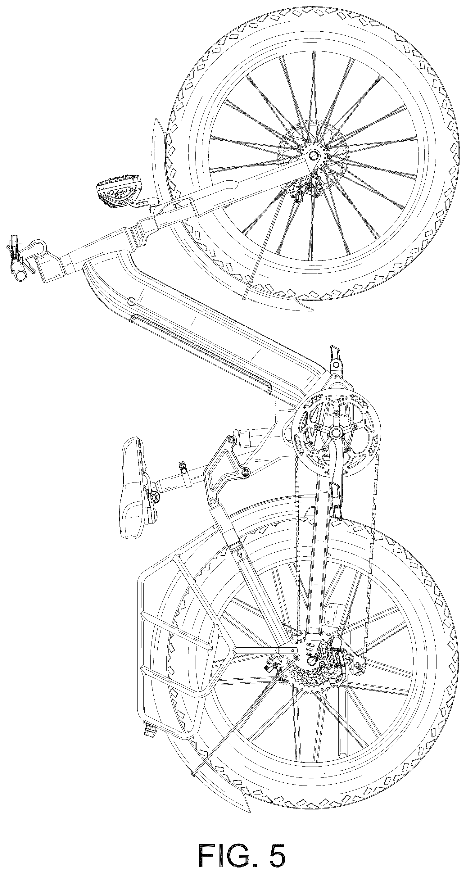 Patent USD1075581 Figure 5 – Electric bicycle
