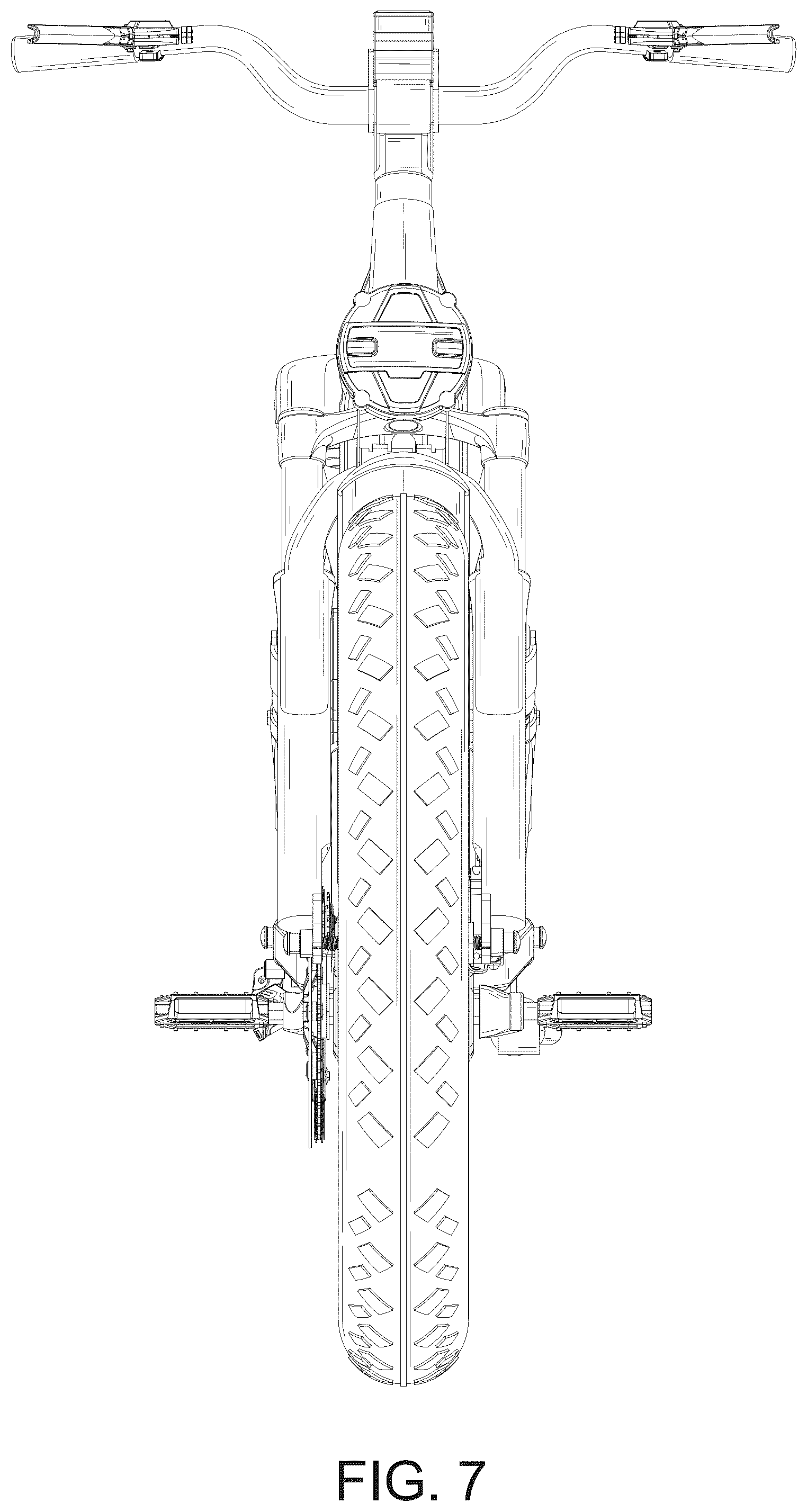 Patent USD1075581 Figure 7 – Electric bicycle