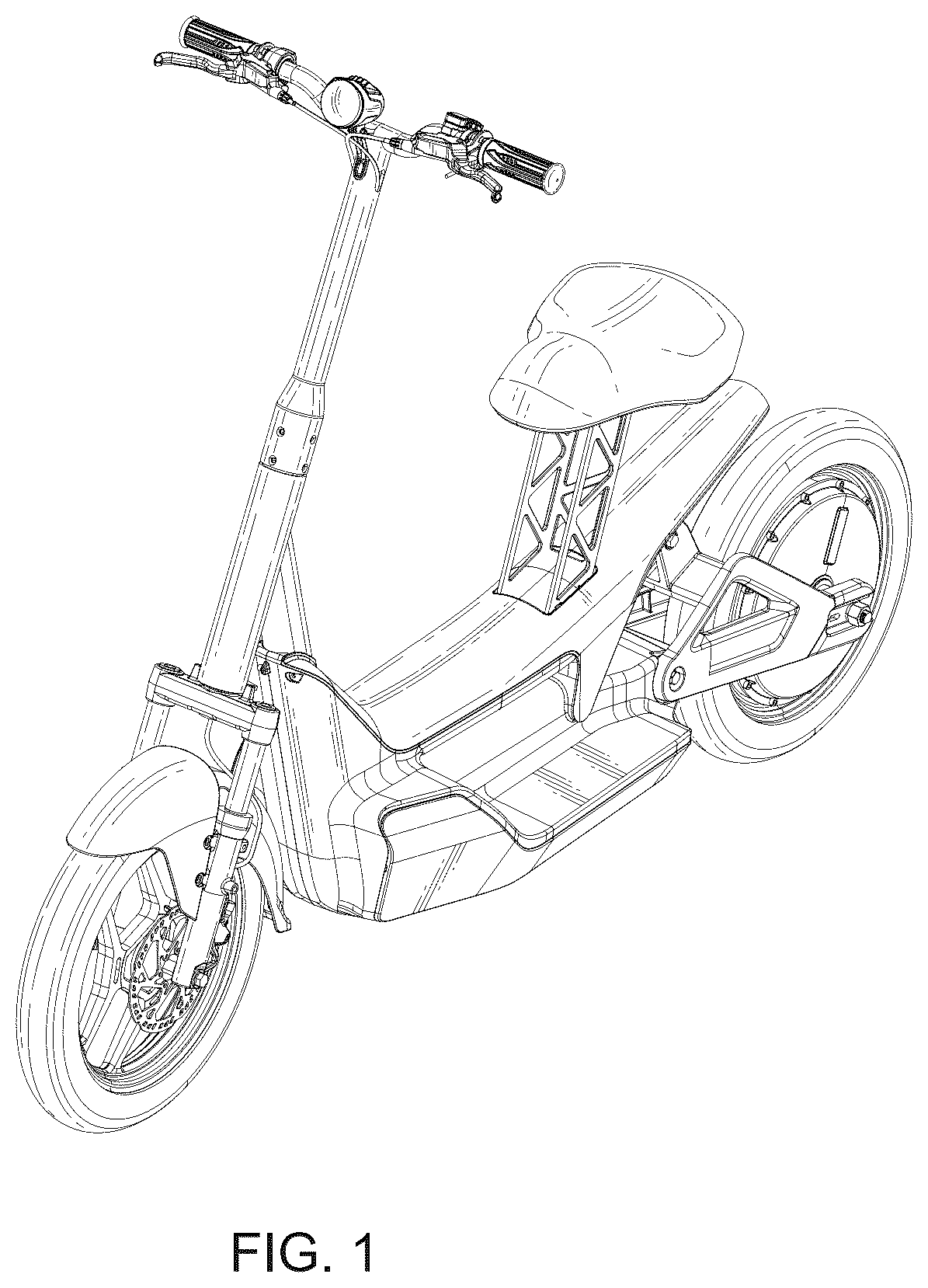 Patent USD1075582 Figure 1 – Electric bicycle
