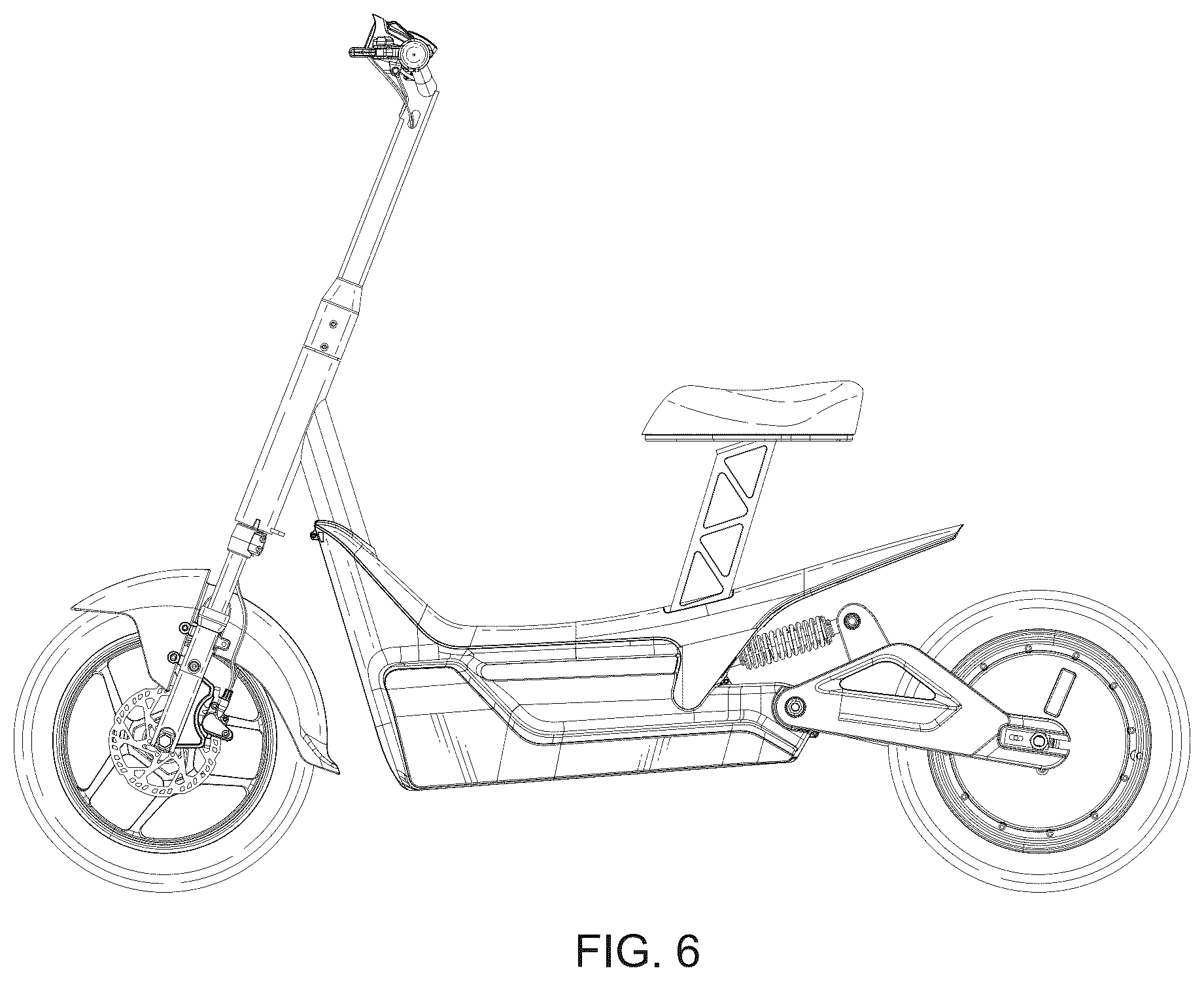 Patent USD1075582 Figure 6 – Electric bicycle