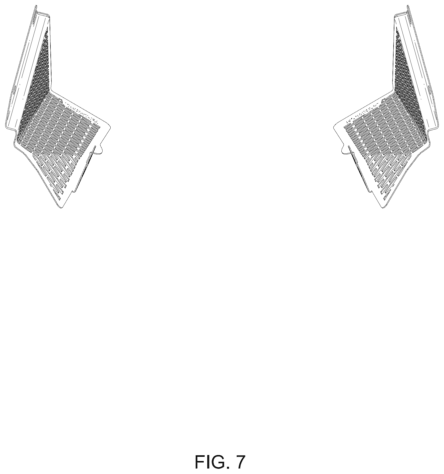 Patent USD1075584 Figure 7 – Pair of motorcycle water tank protective covers