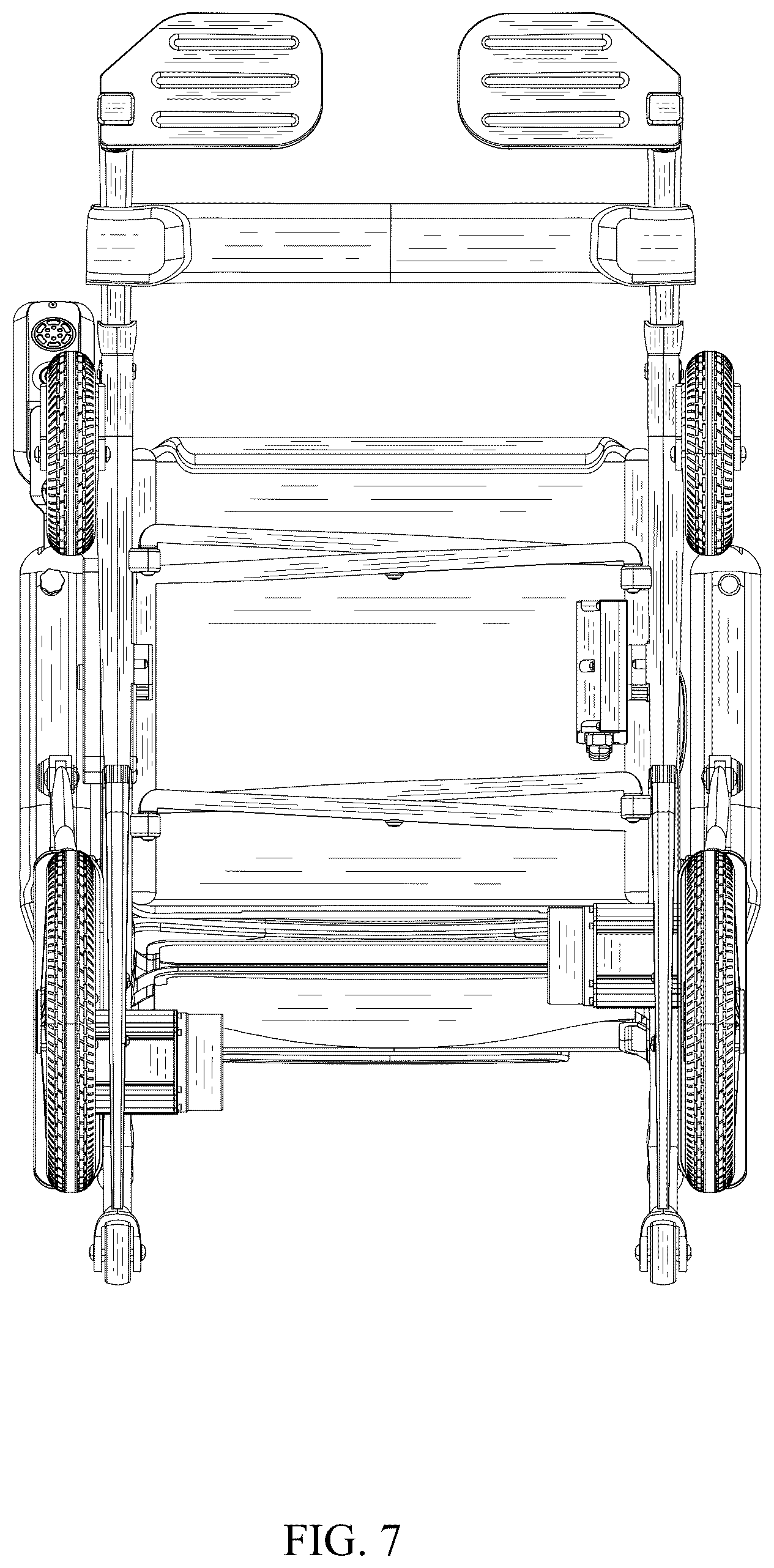 Patent USD1075585 Figure 7 – Electric wheelchair