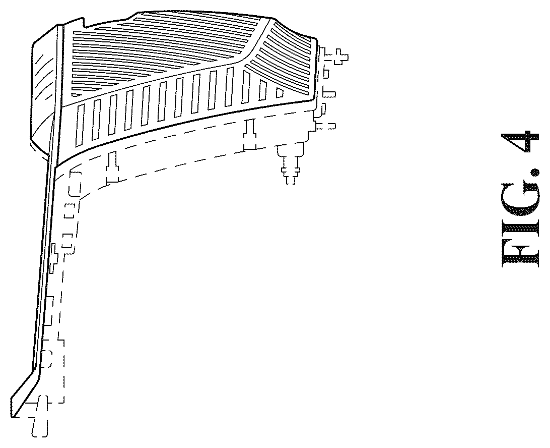 Patent USD1075587 Figure 4 – Vehicle upper grille