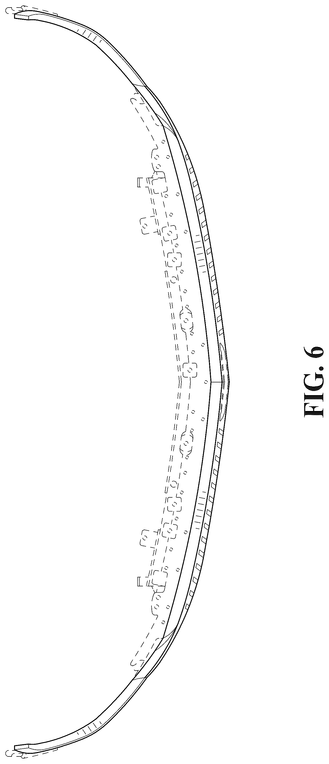 Patent USD1075587 Figure 6 – Vehicle upper grille