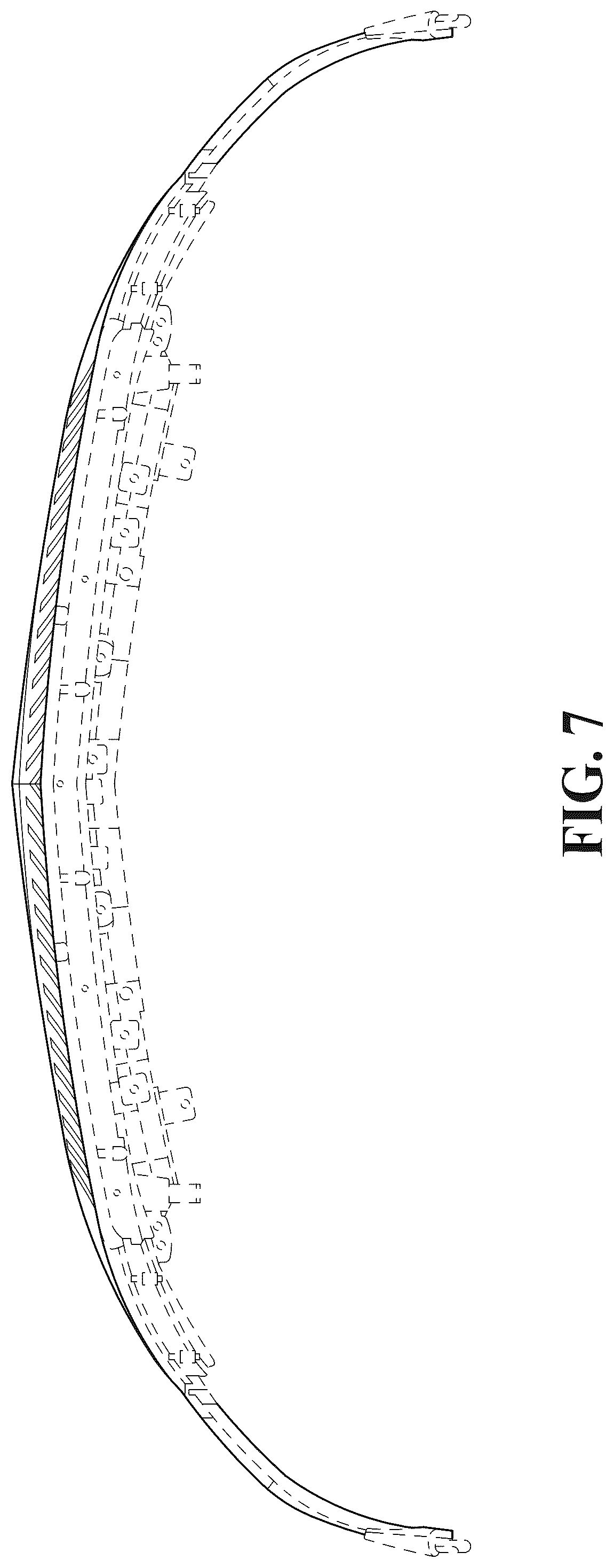 Patent USD1075587 Figure 7 – Vehicle upper grille