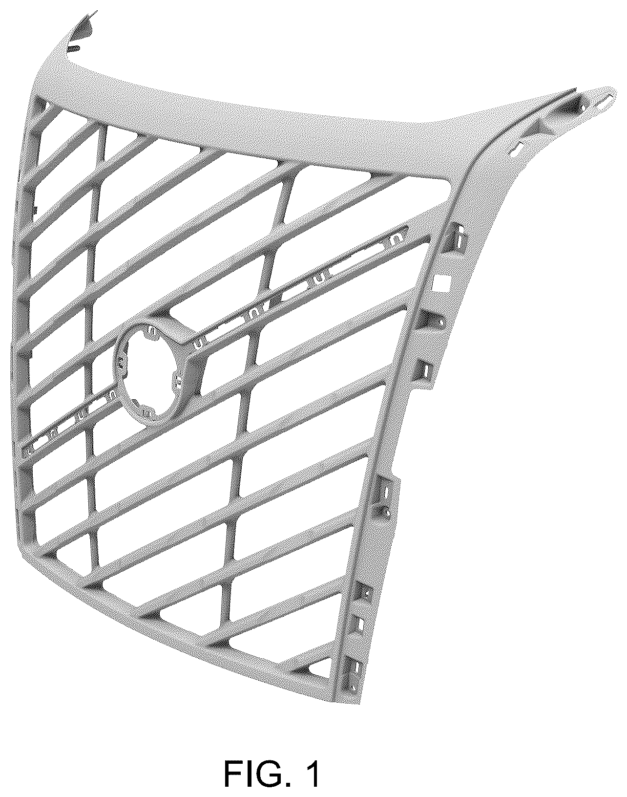 Patent USD1075588 Figure 1 – Grille