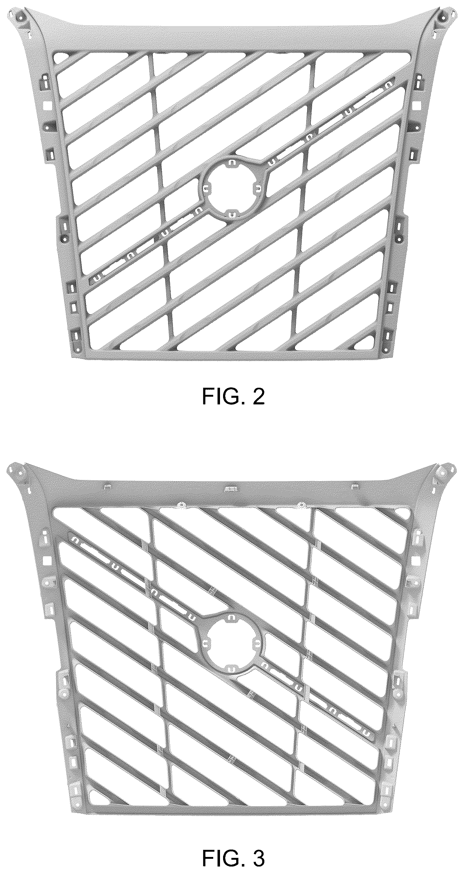 Patent USD1075588 Figure 2 – Grille
