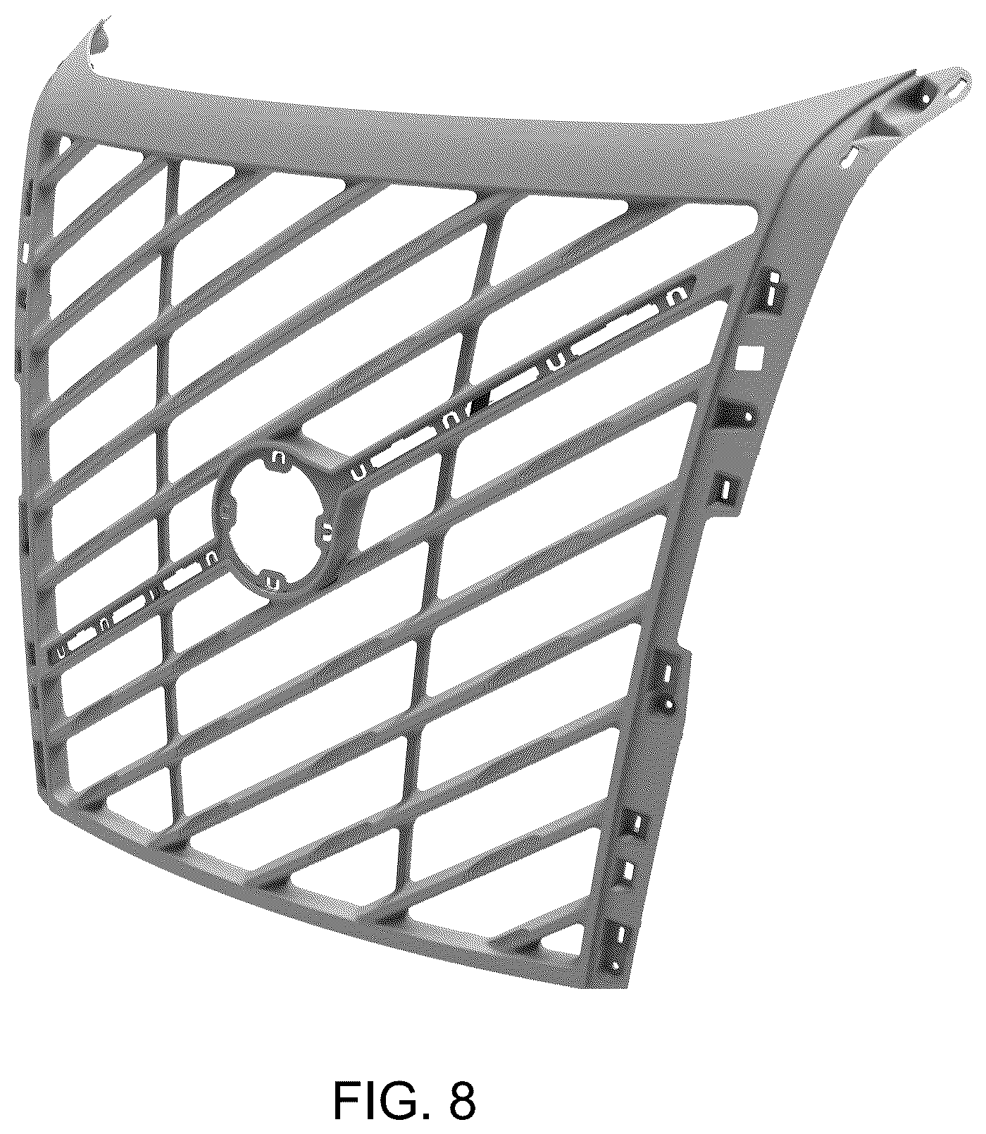Patent USD1075588 Figure 5 – Grille