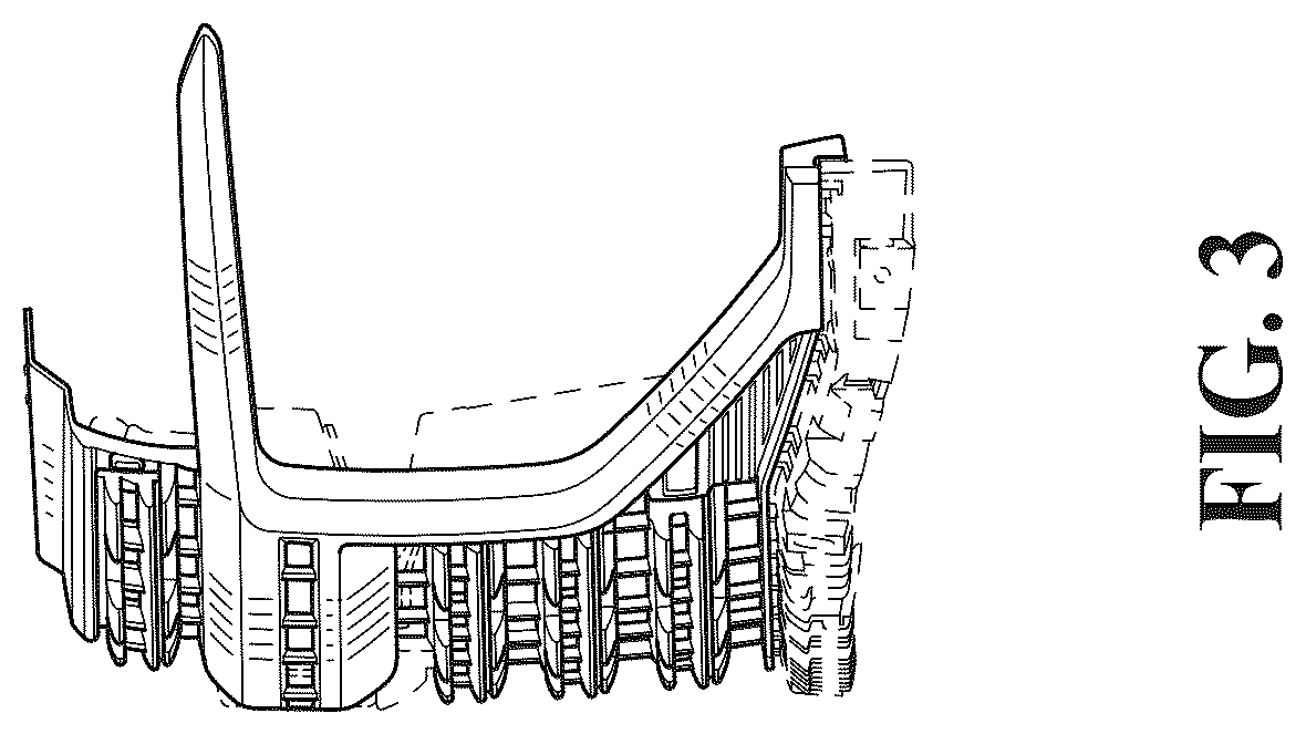 Patent USD1075589 Figure 3 – Vehicle grille