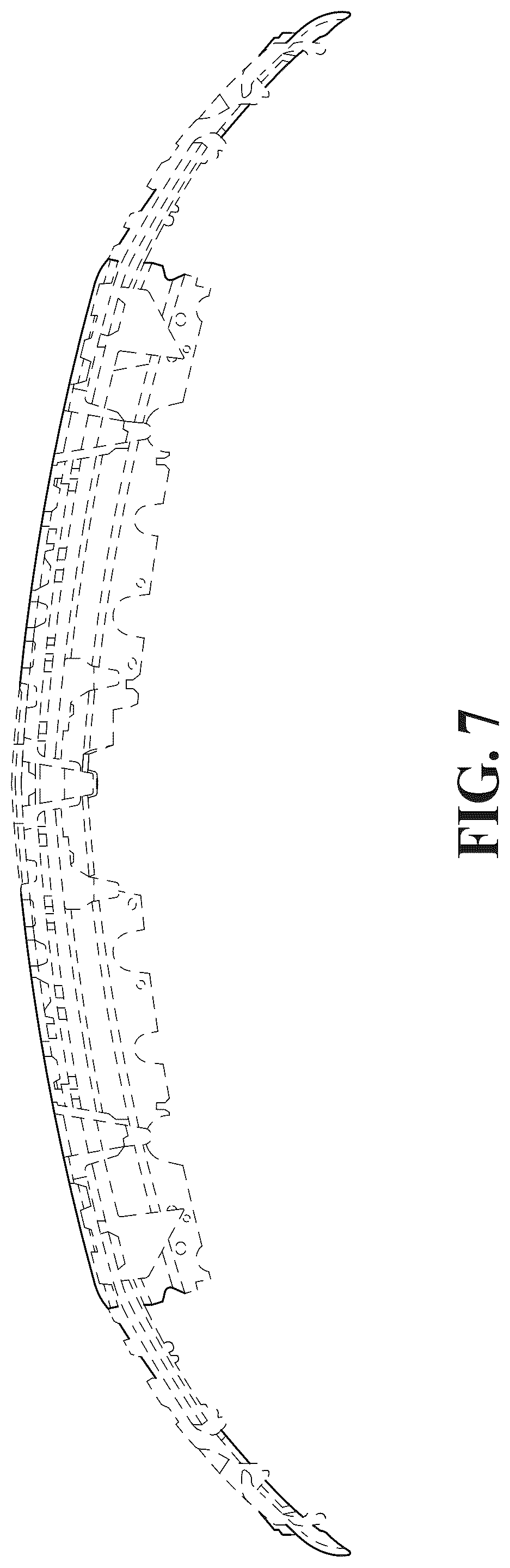 Patent USD1075589 Figure 7 – Vehicle grille